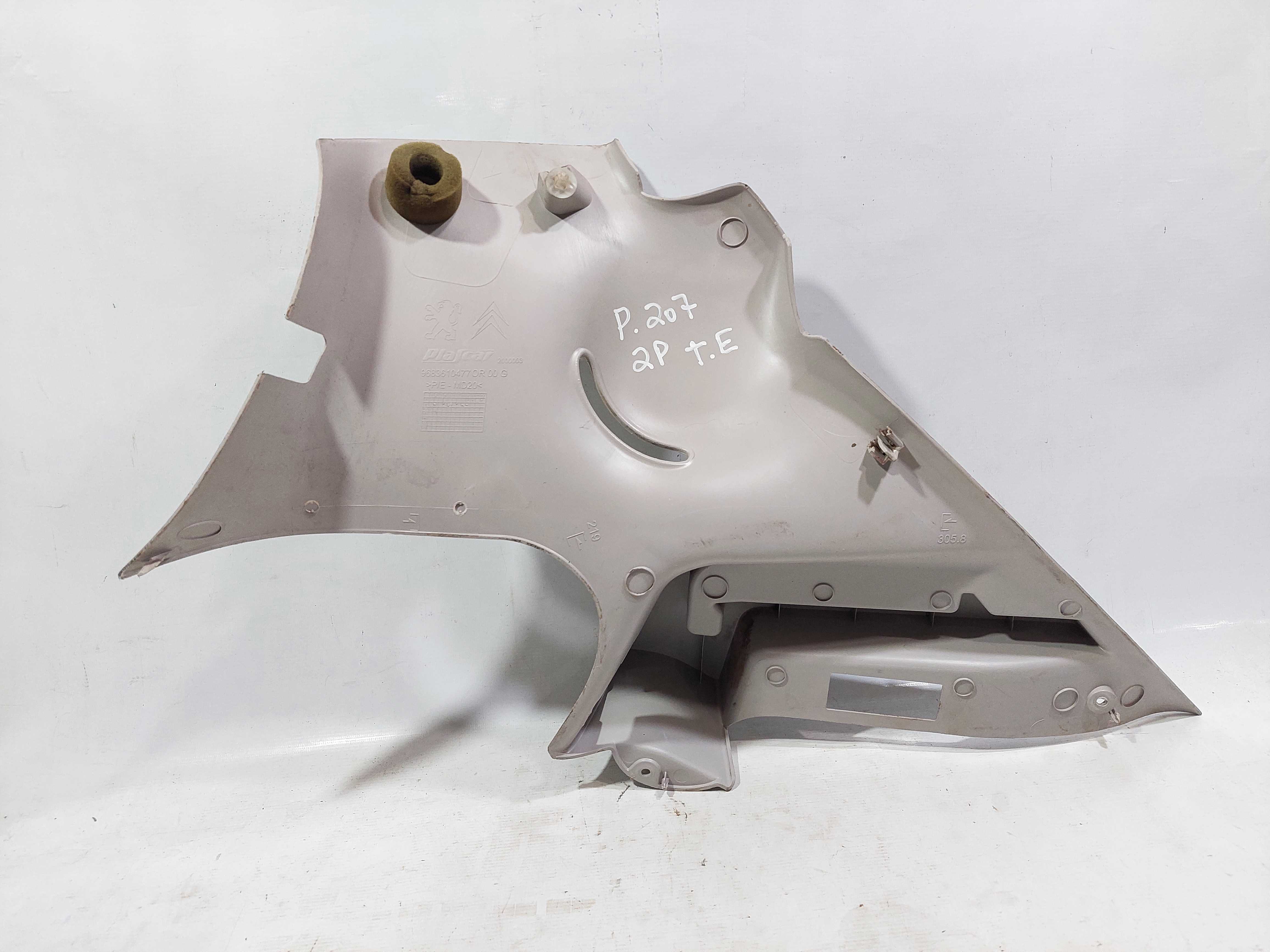 Suporte Tampão Bagagito Peugeot 207 2 Portas Lado Esquerdo 2