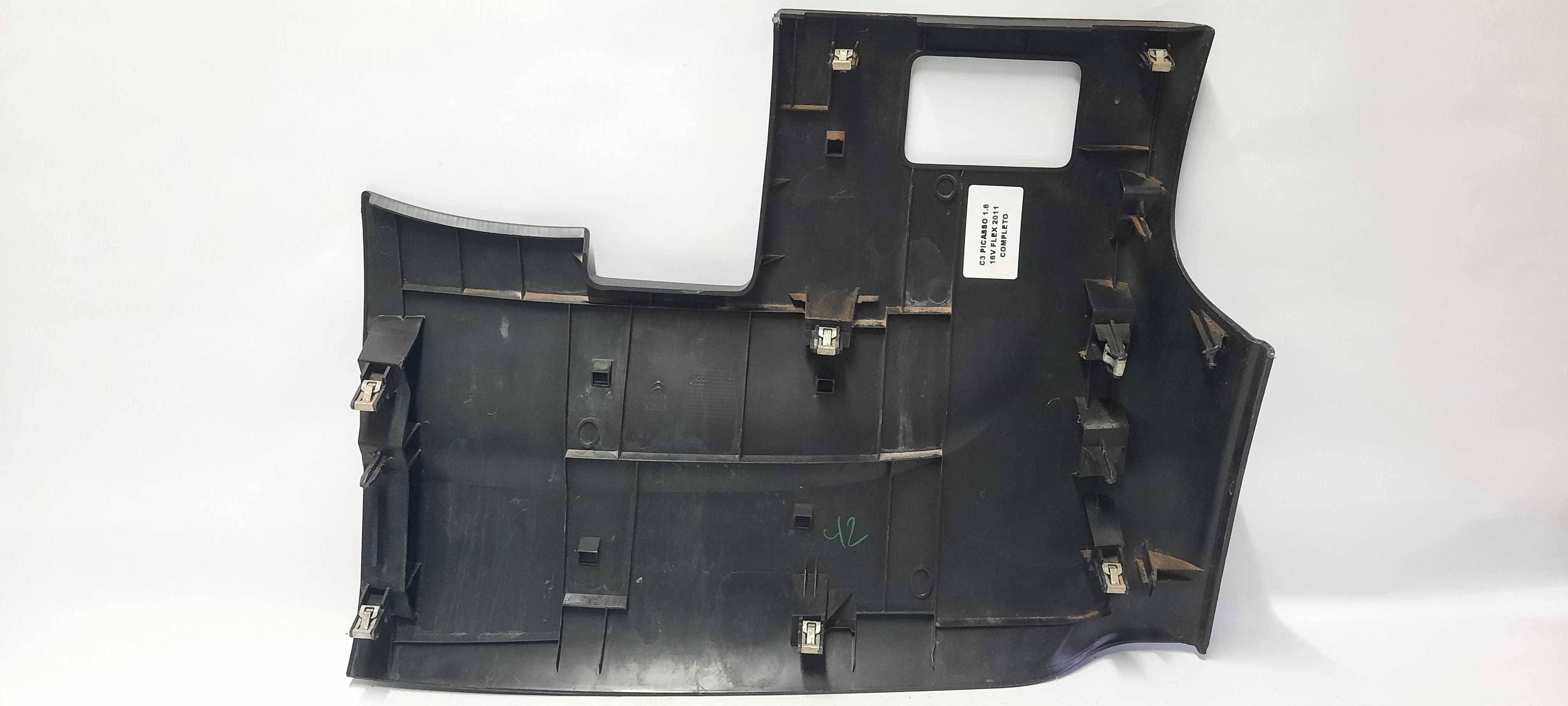 Moldura Inferior Painel Citroën C3 Picasso 11/14 Original Preto 3