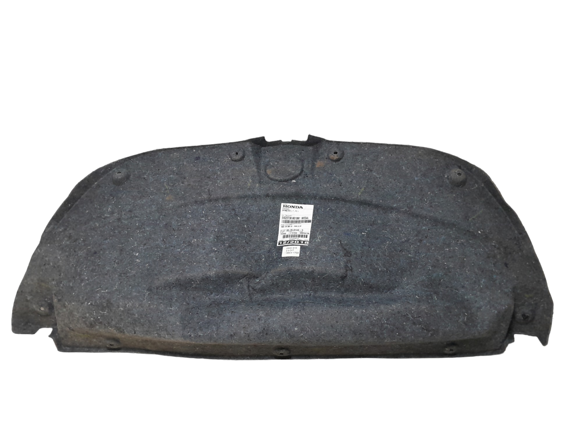 Forro Da Tampa Traseira Honda Civic G10 2017 A 2022 3