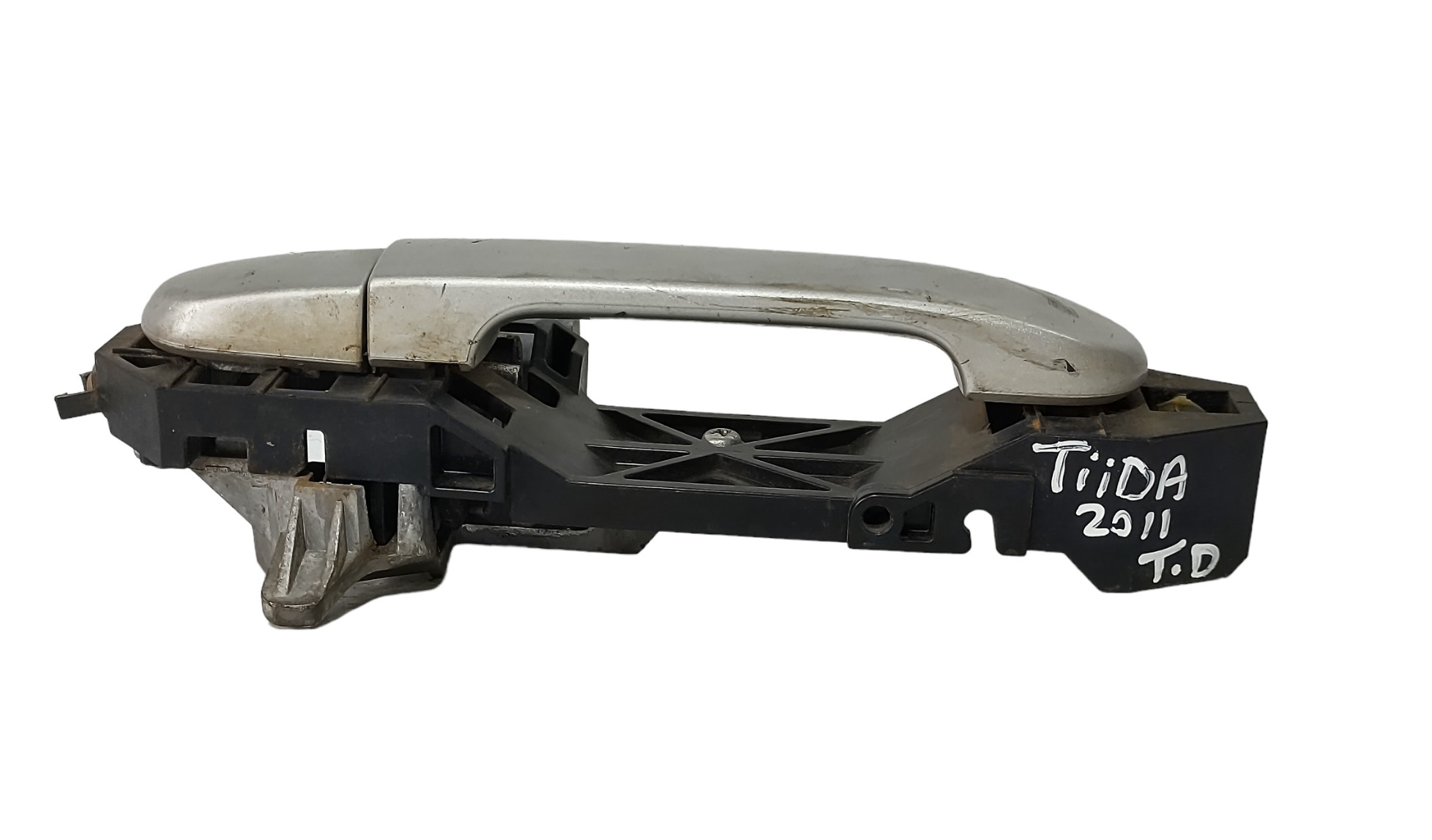 Macaneta Externa Traseira Direita Nissan Tiida 11 24424 Branco Traseira 2