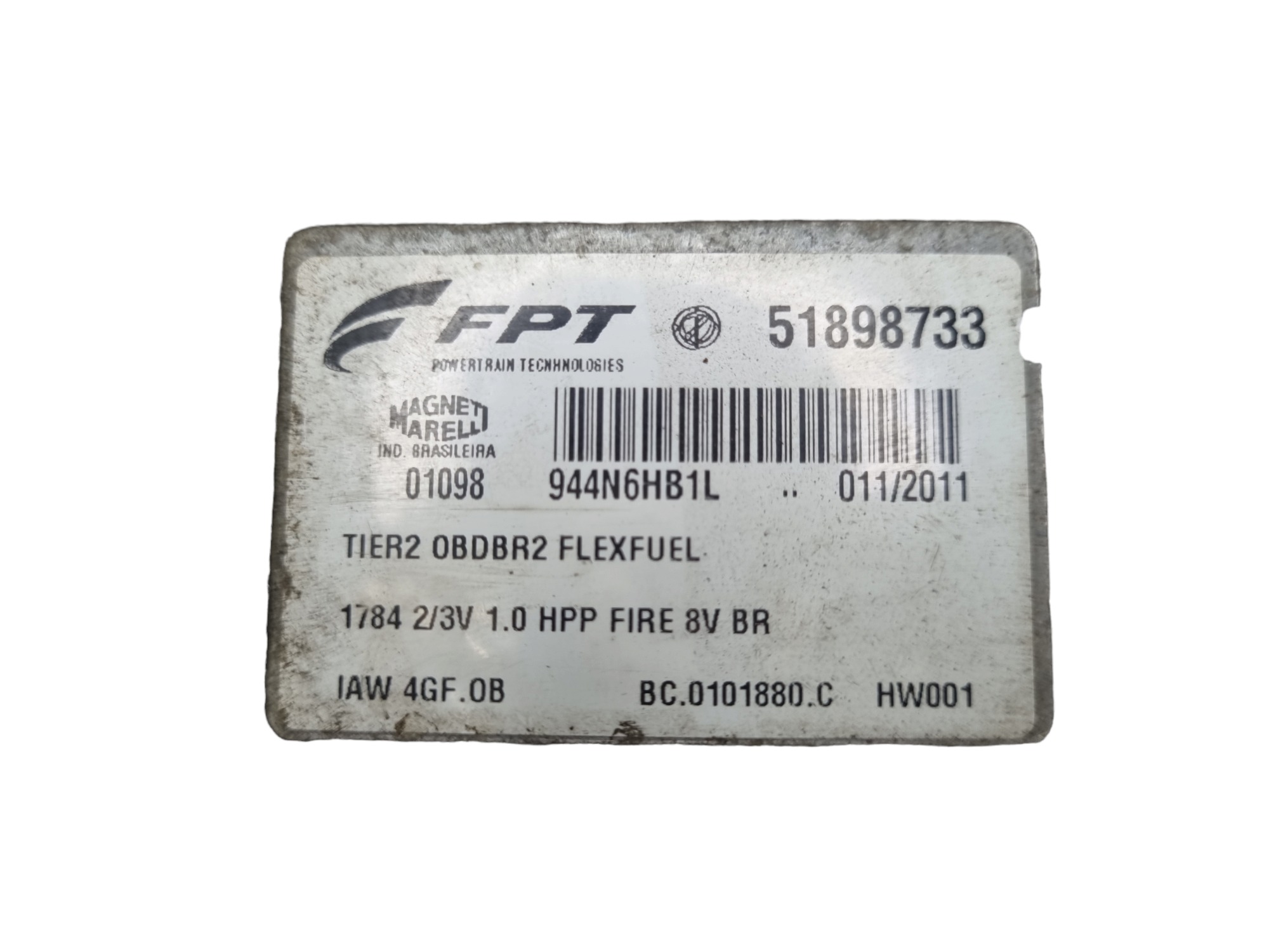Módulo De Injeção Fiat Palio Fire 51898733 Original Usado 2