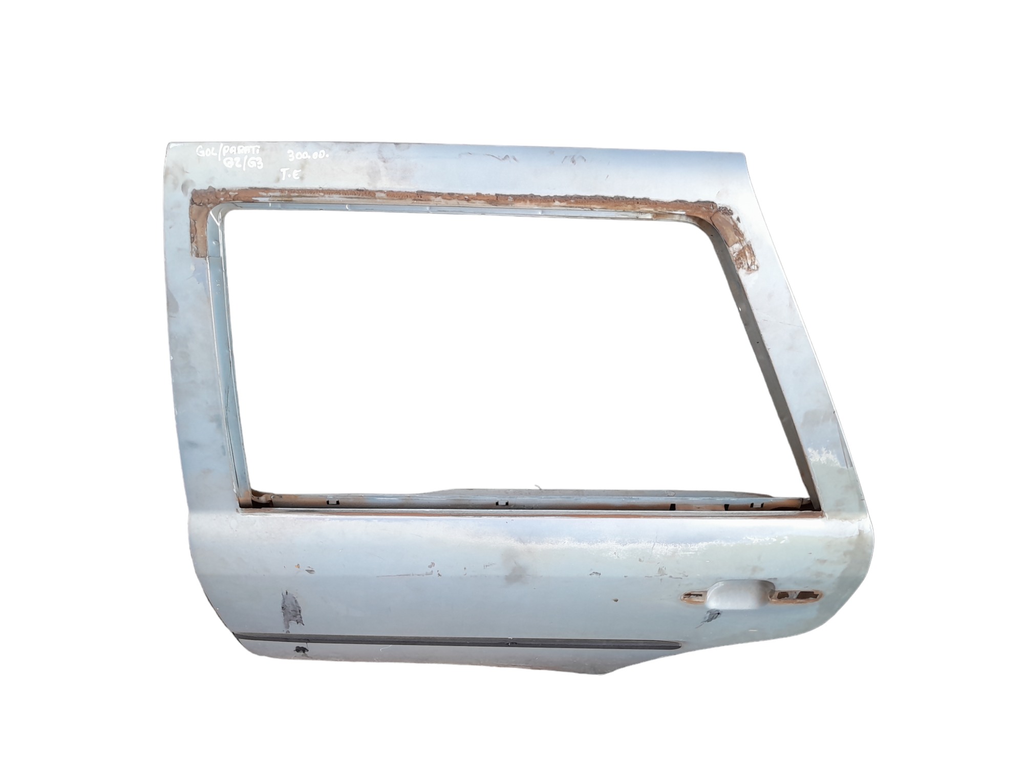 Porta Traseira Esquerda Volkswagen Gol Parati G2 G3 Original Traseira Esquerdo Prata 2