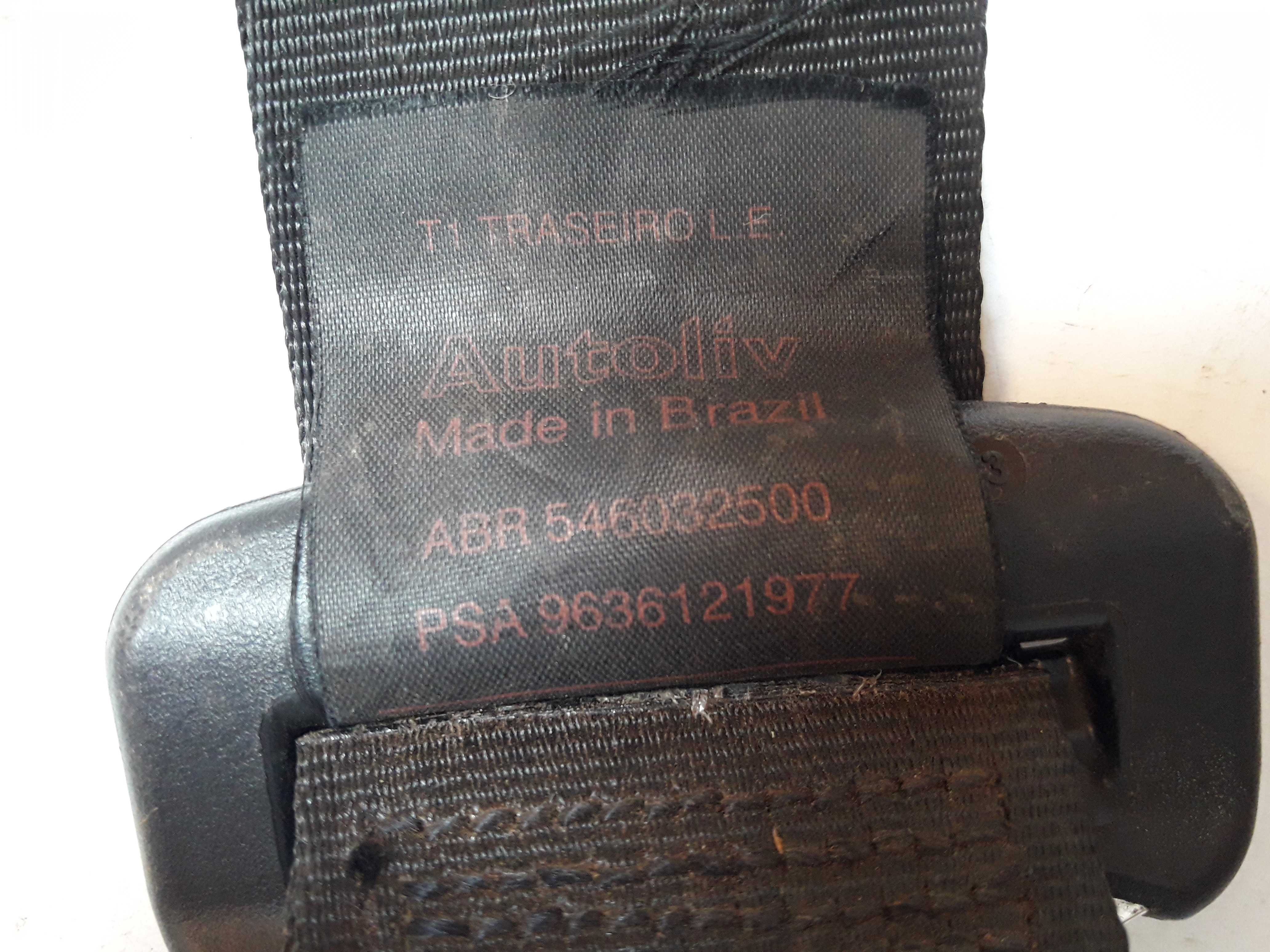 Cinto Traseiro Esquerdo Peugeot 207 Cód 6000 J 5