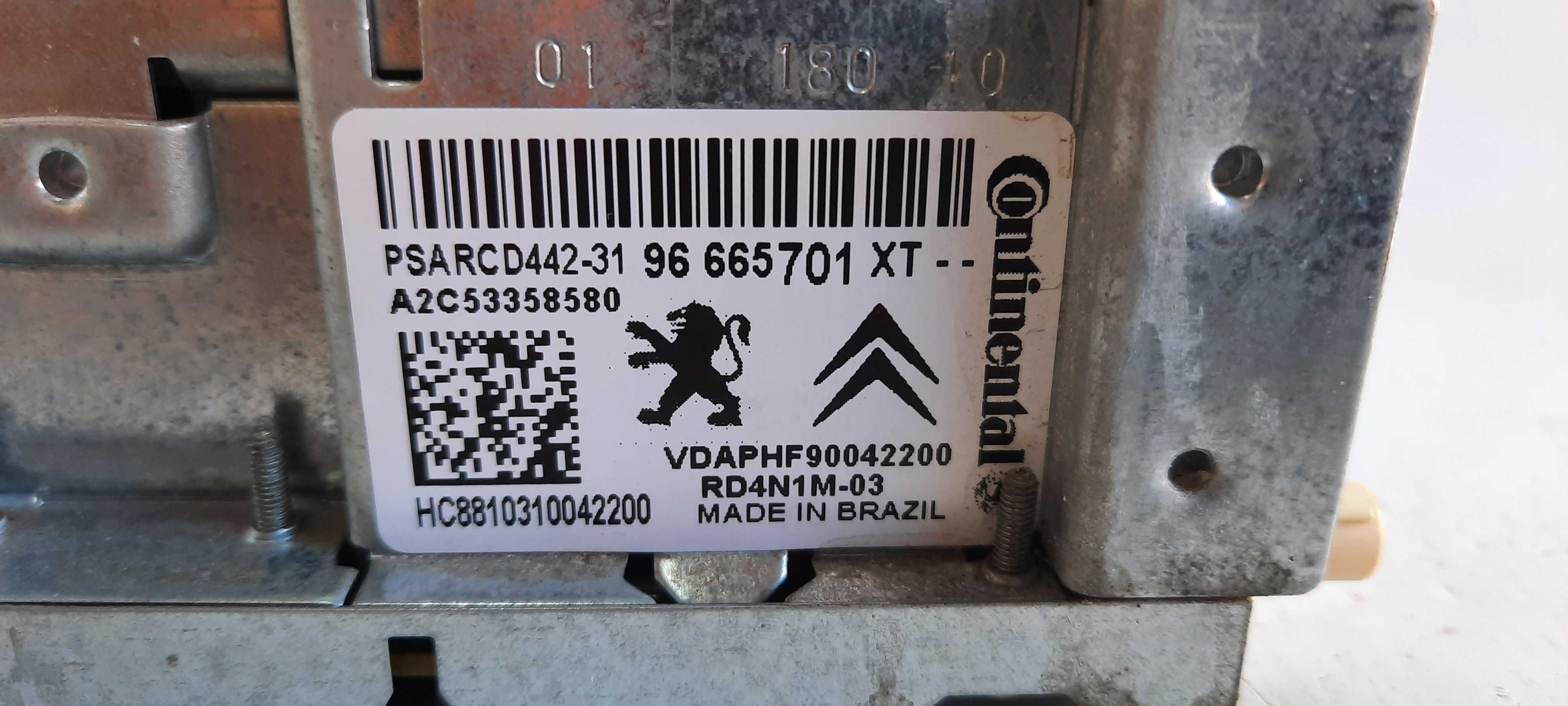 Rádio Cd Player Citroen C4 Pallas 96665701xt Original 5