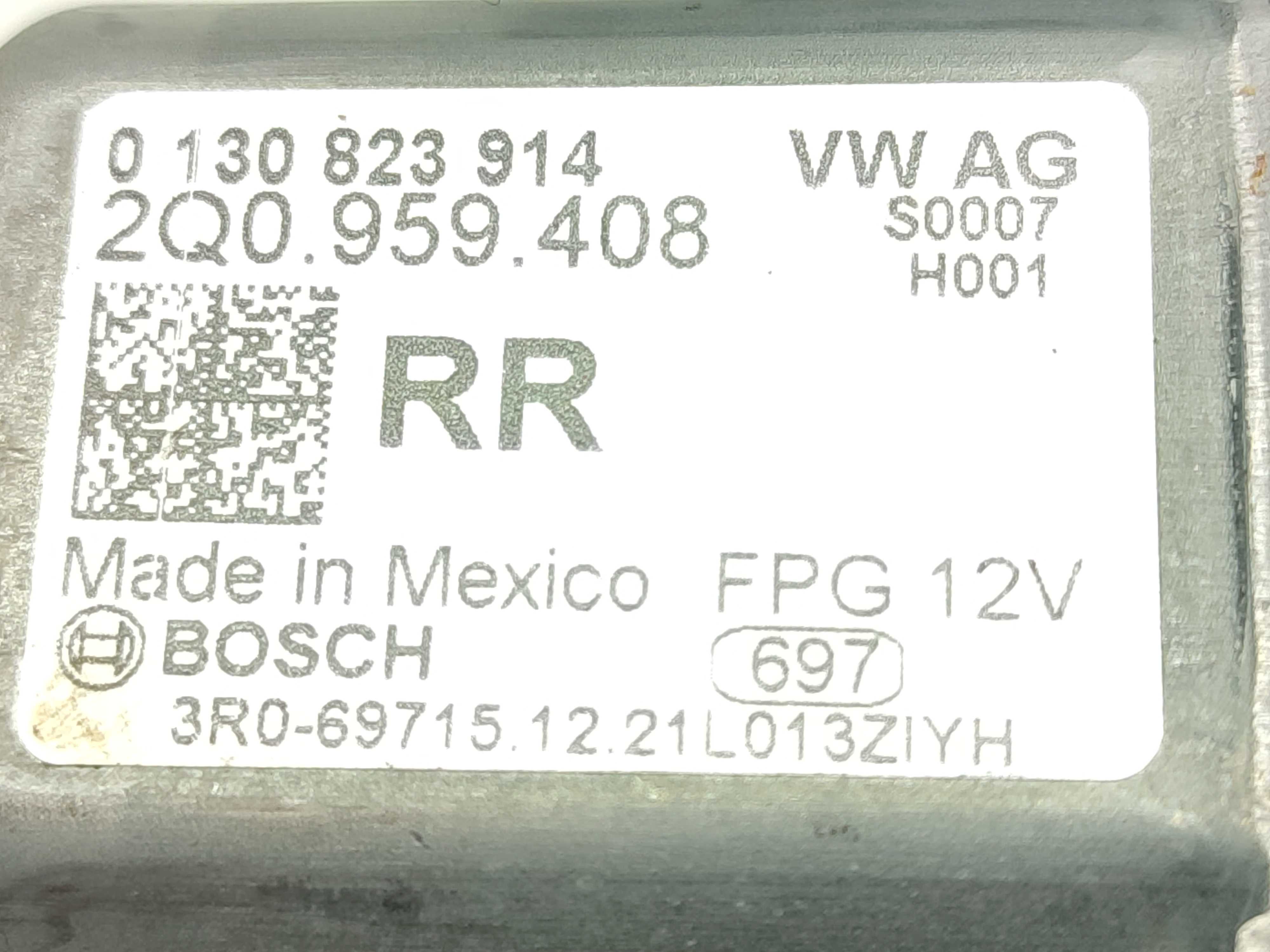 Motor Vidro Porta Traseira Direita Vw Tcross 2q4959408 4