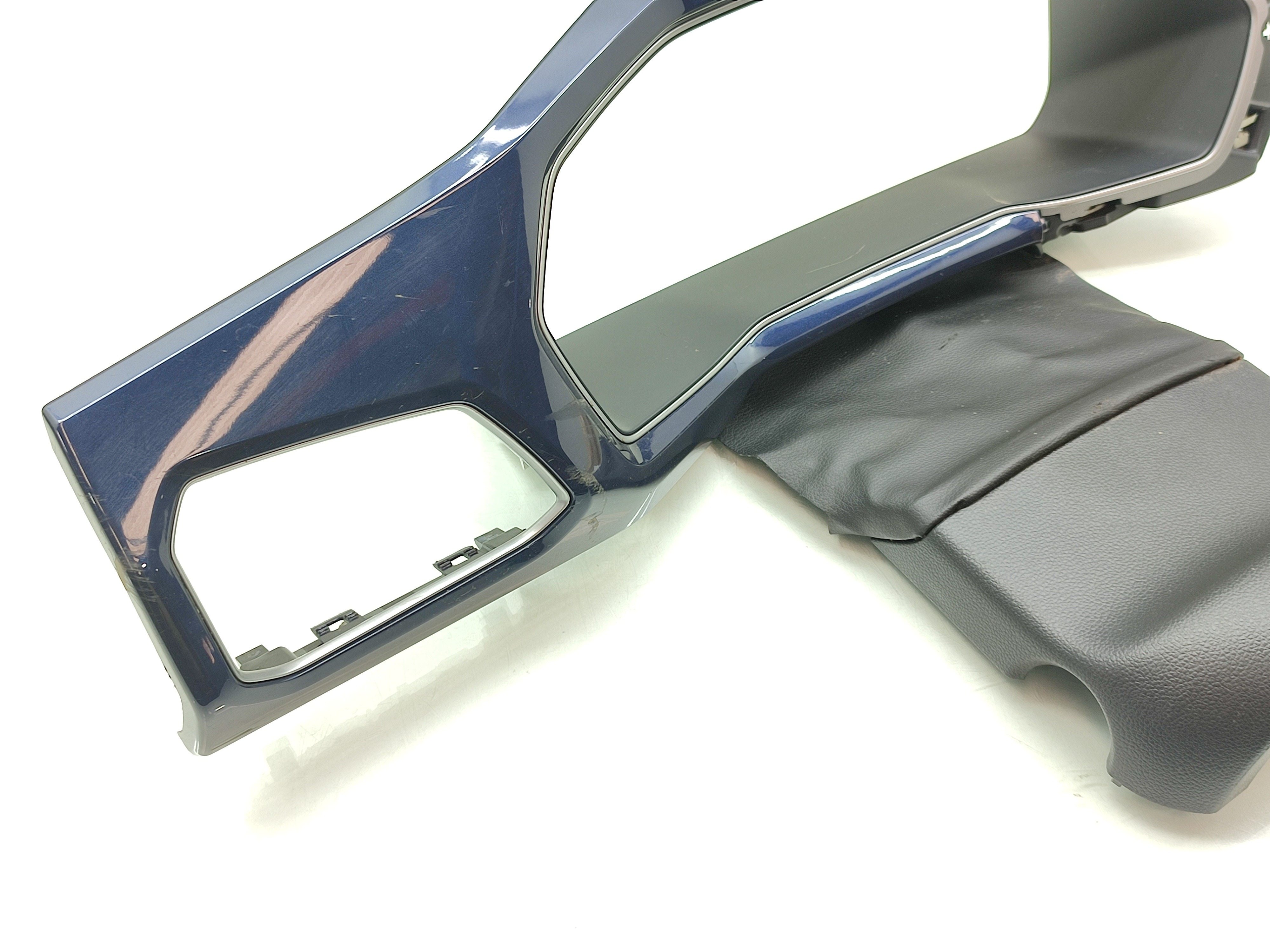 Moldura Painel Instrumentos Vw Tcross 2021 2022 Azul Escuro 3