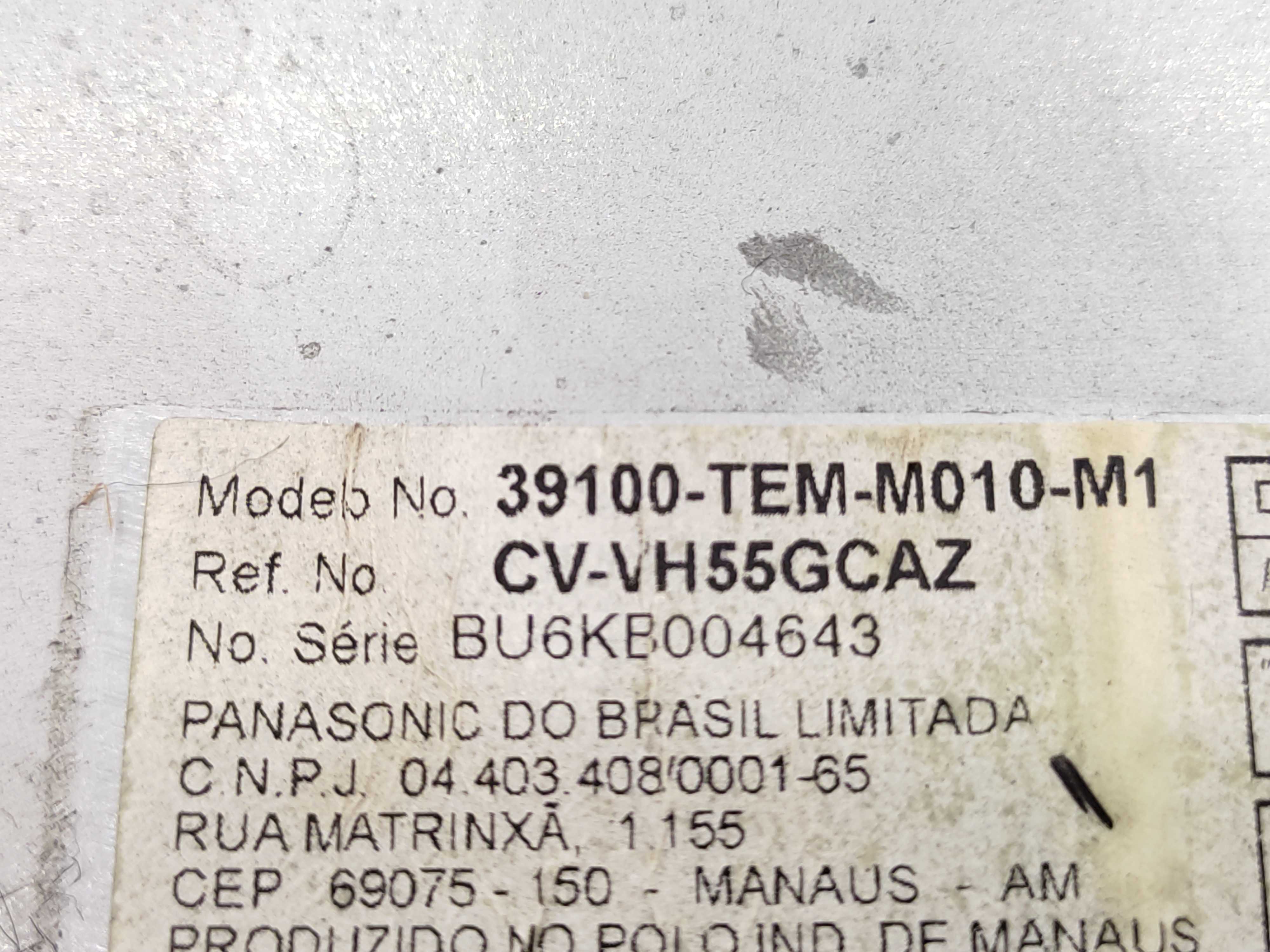 Central Multimidia Honda Civic G10 2018 N 39100temm010m1 4