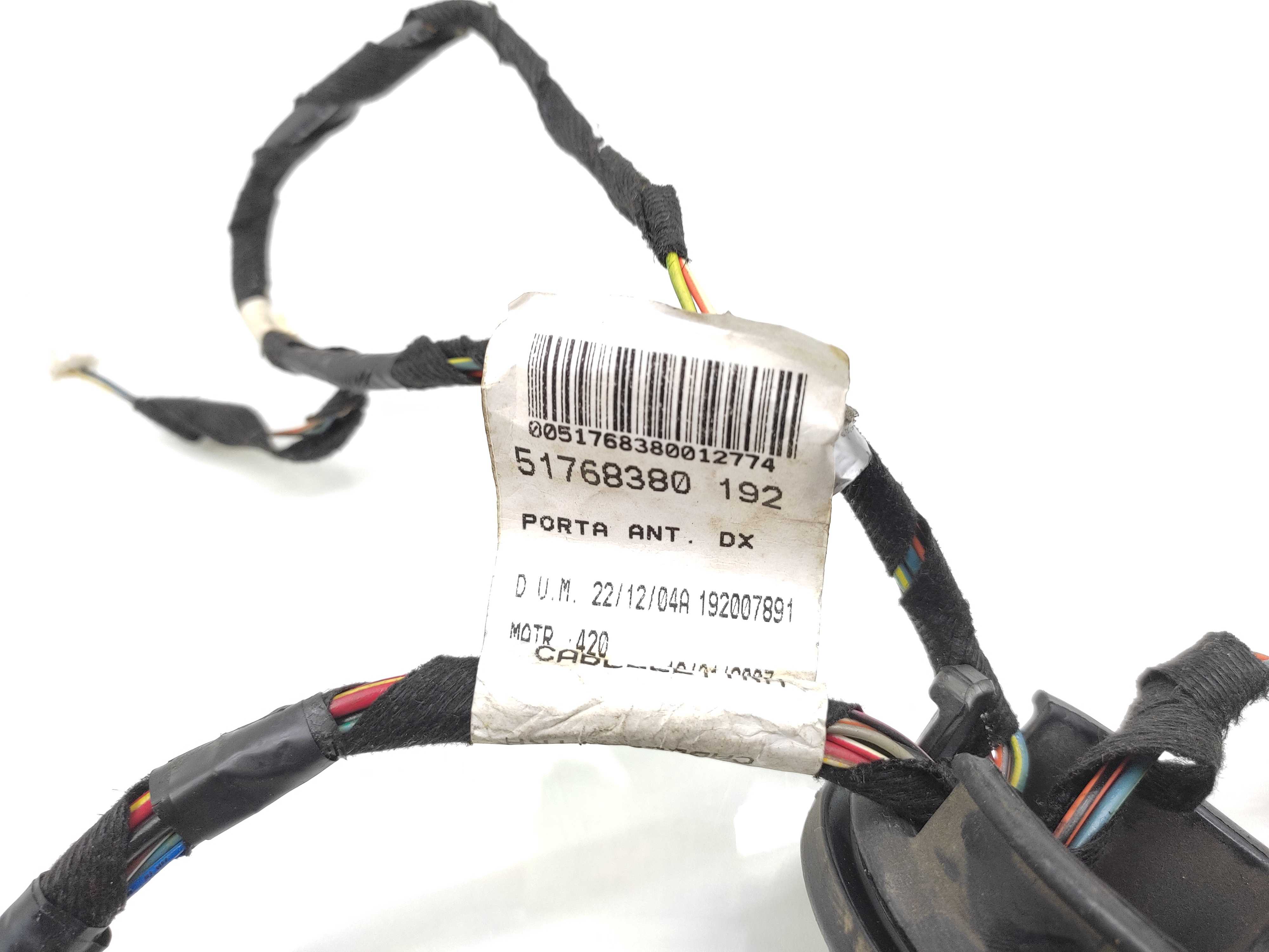 Chicote Porta Dianteira Direita Fiat Stilo 2007 2008 2009 3