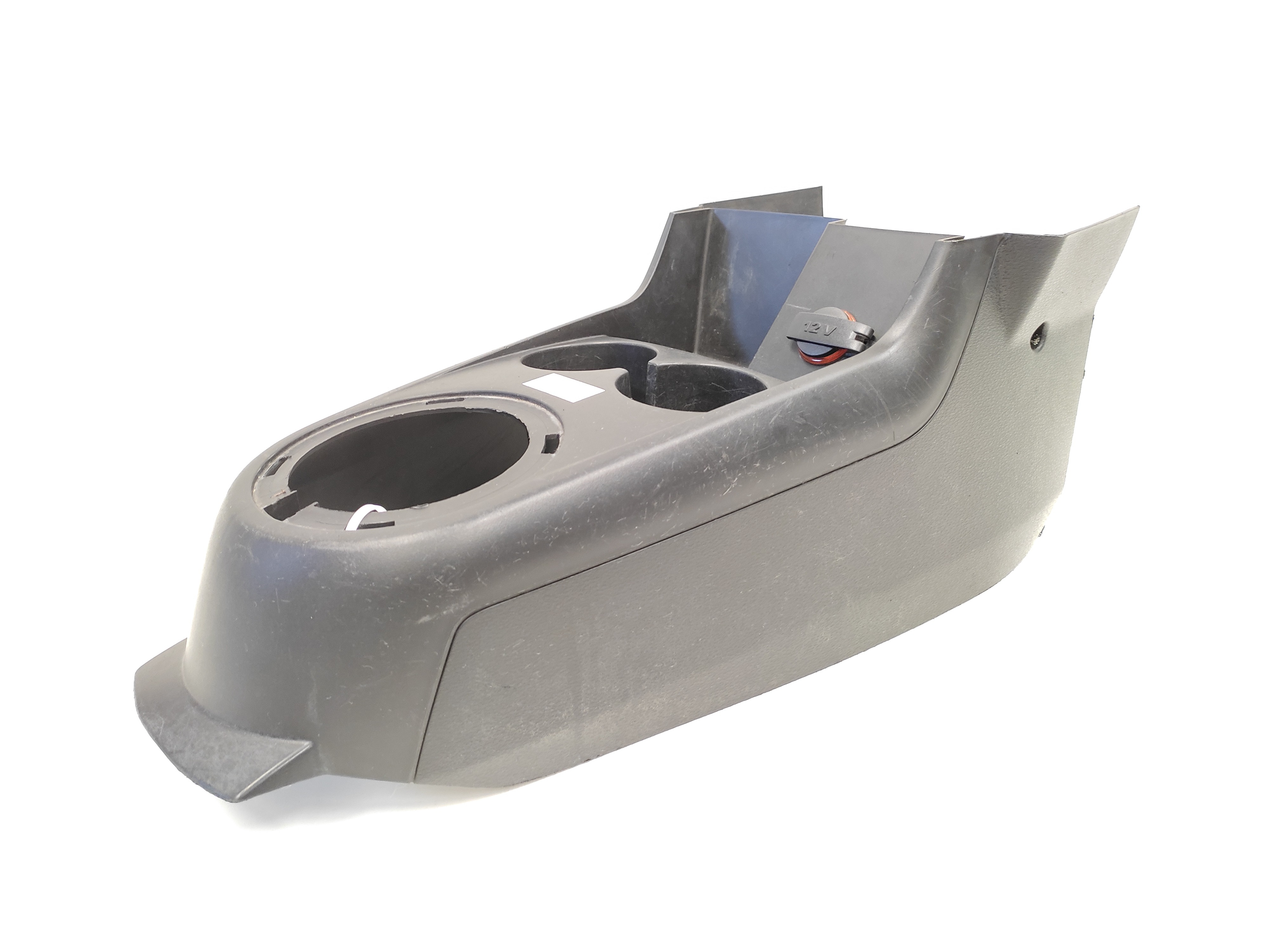 Console Central Vw Fox 2003 Á 2010 Cor Preto Com Tomada 4