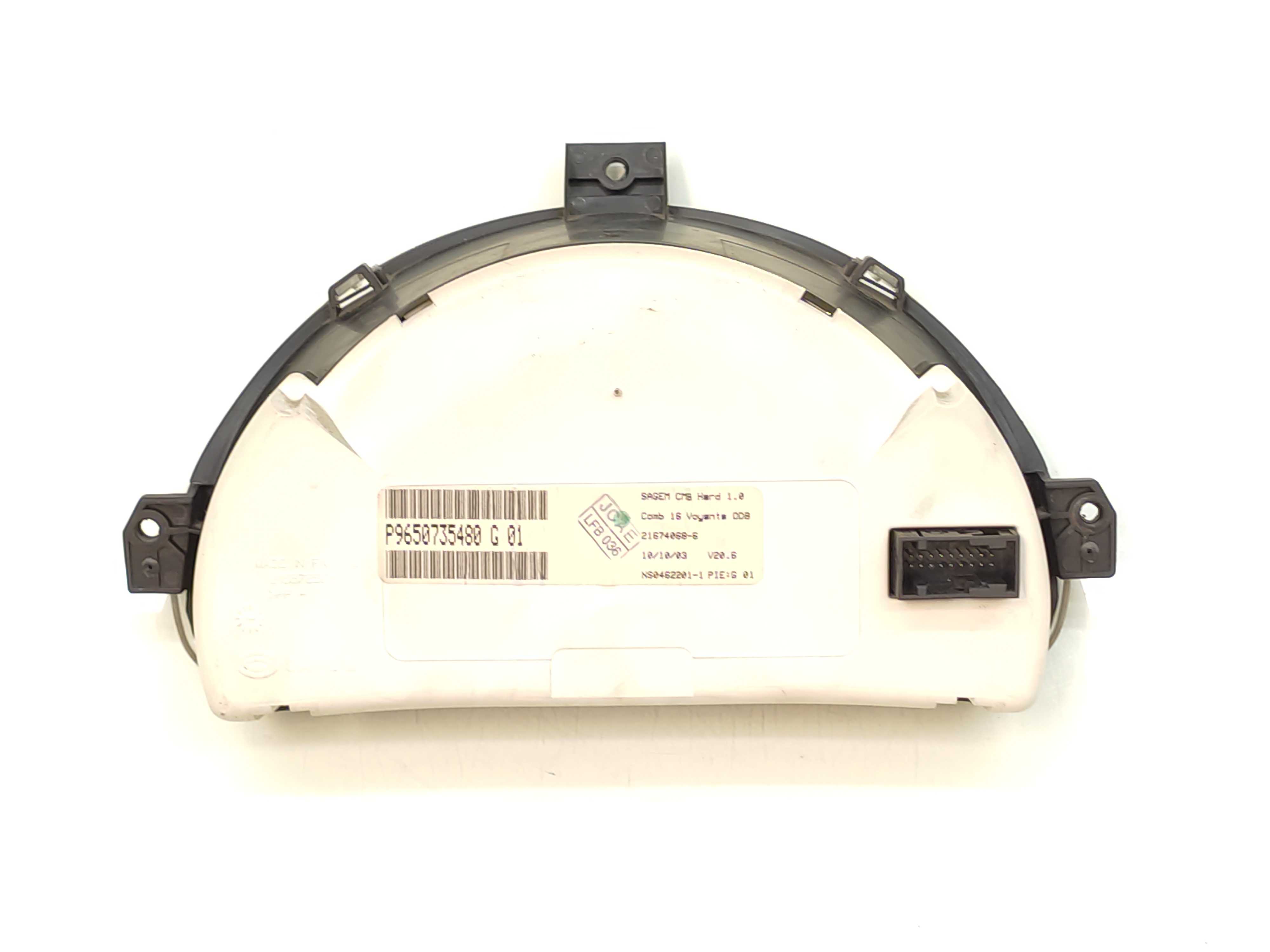 Painel Instrumentos Citroen C3 1.6 16v Mec 2004 2005 2006 Preto 2