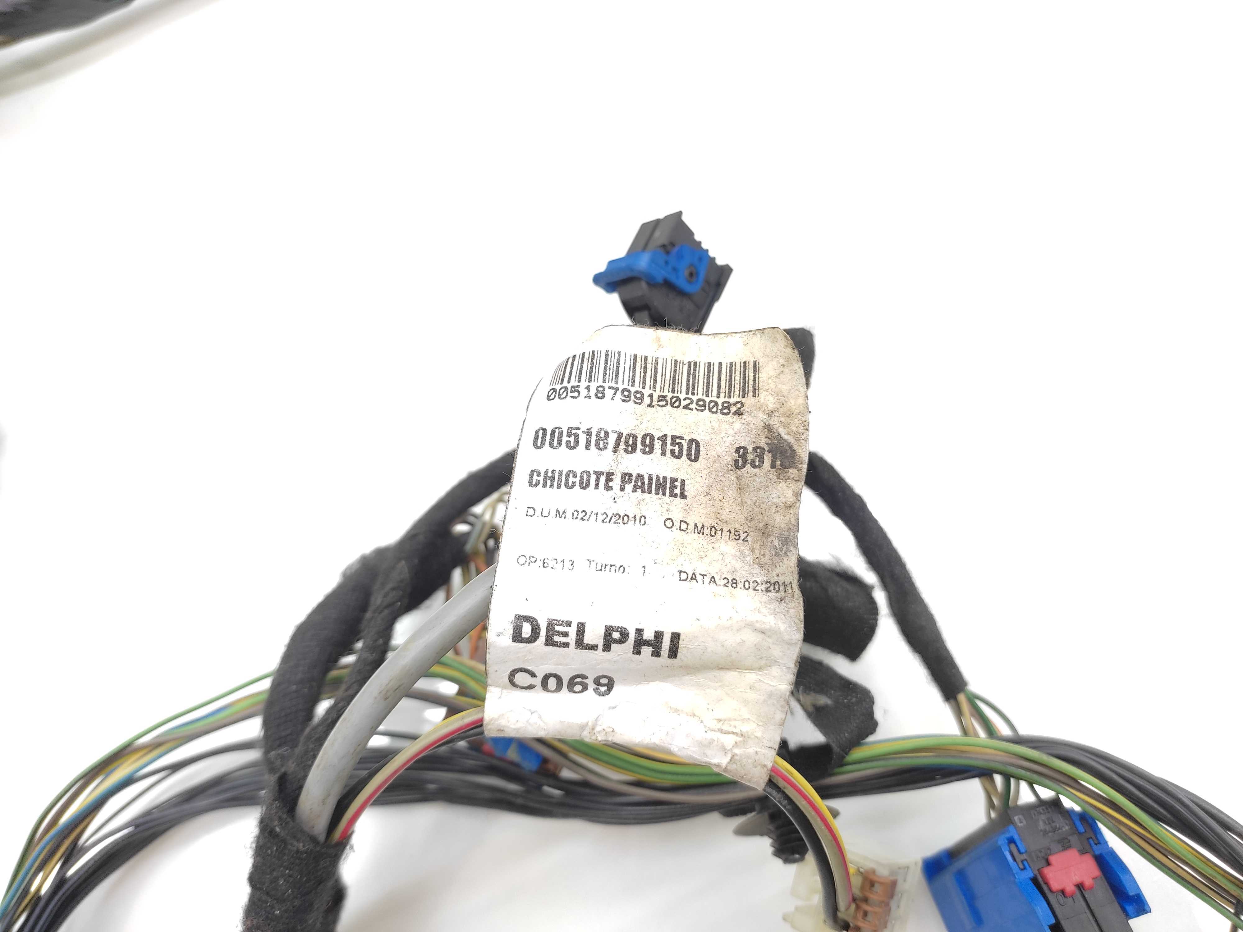 Chicote Central Painel C/ Multimídia Fiat Bravo 2011 2012 5