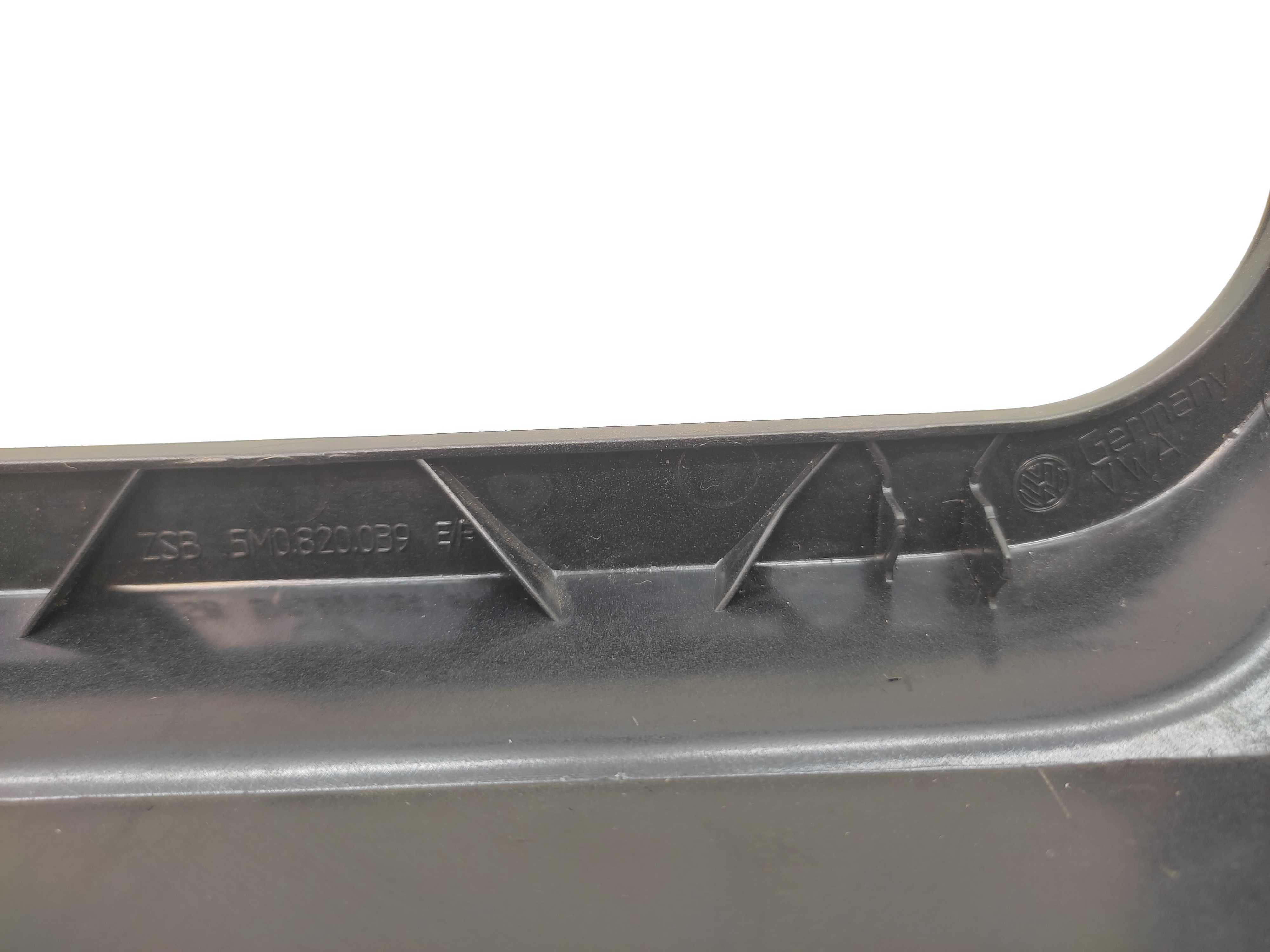 Moldura Comando Ar Porta Objeto Painel Vw Tiguan 2011 2012 Preto 4