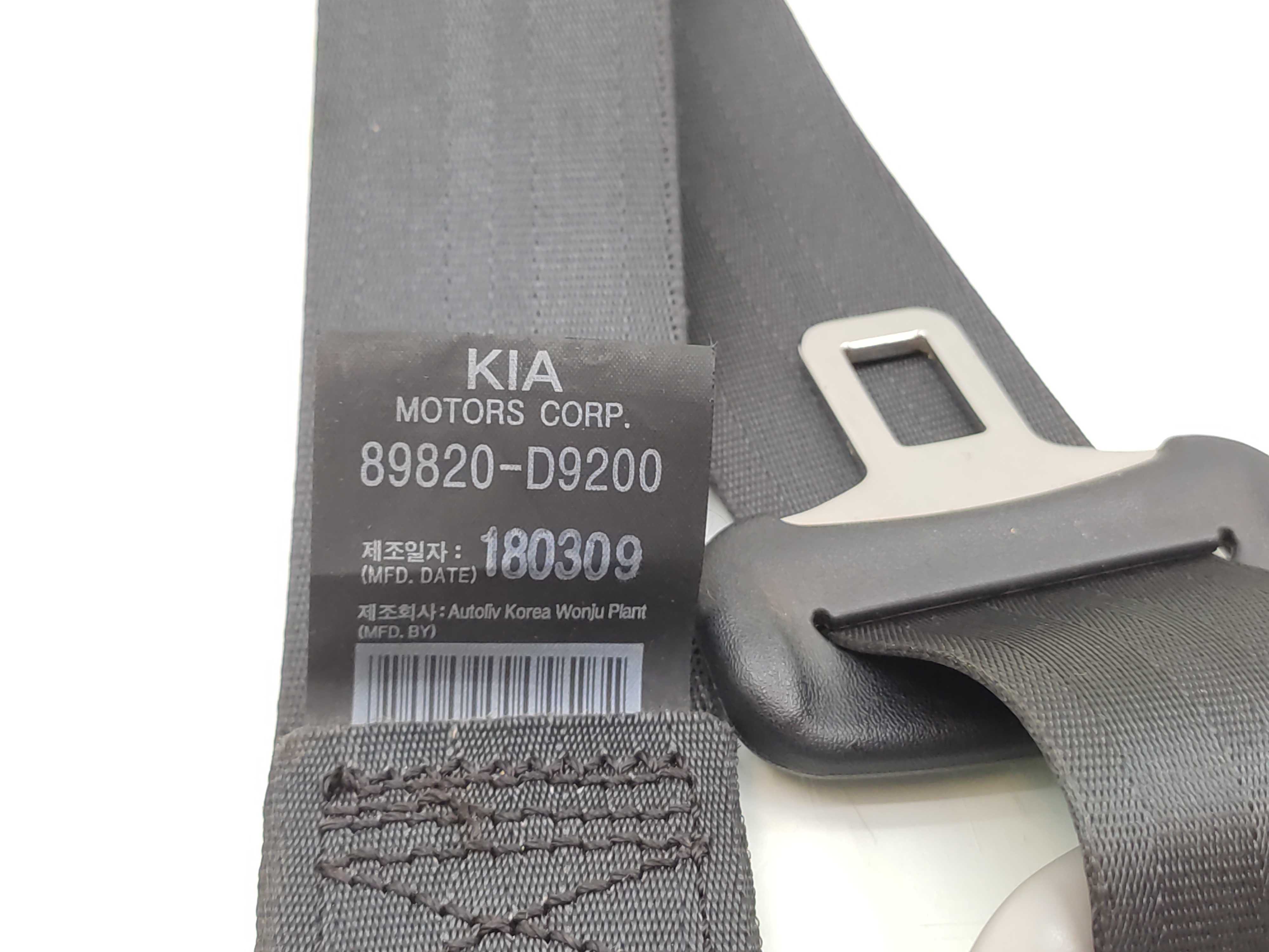 Cinto Segurança Traseiro Direito Kia Sportage Lx2 2018 2019 4