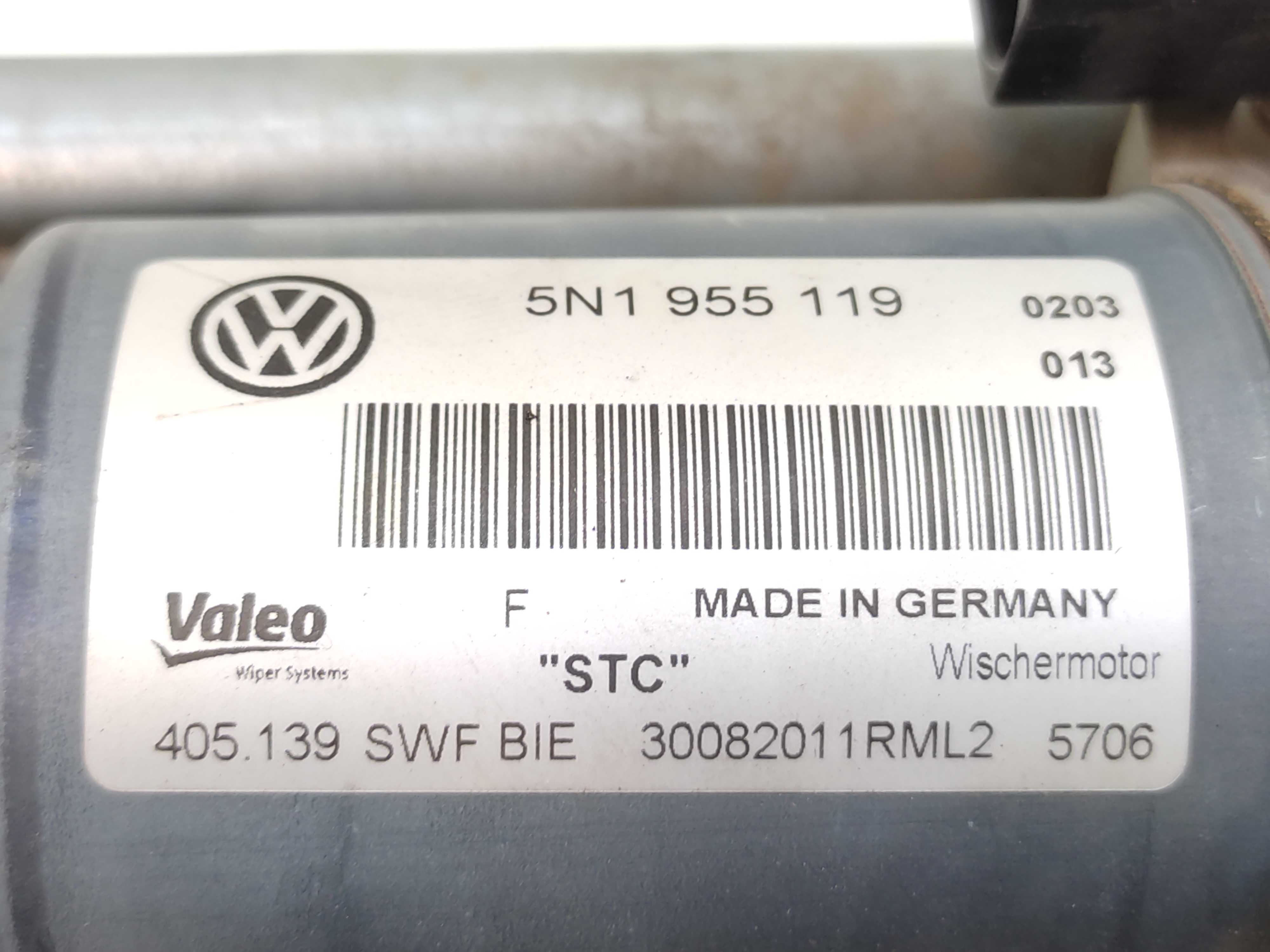 Motor Máquina Limpador Parabrisa Vw Tiguan 2011 2012 2013 6