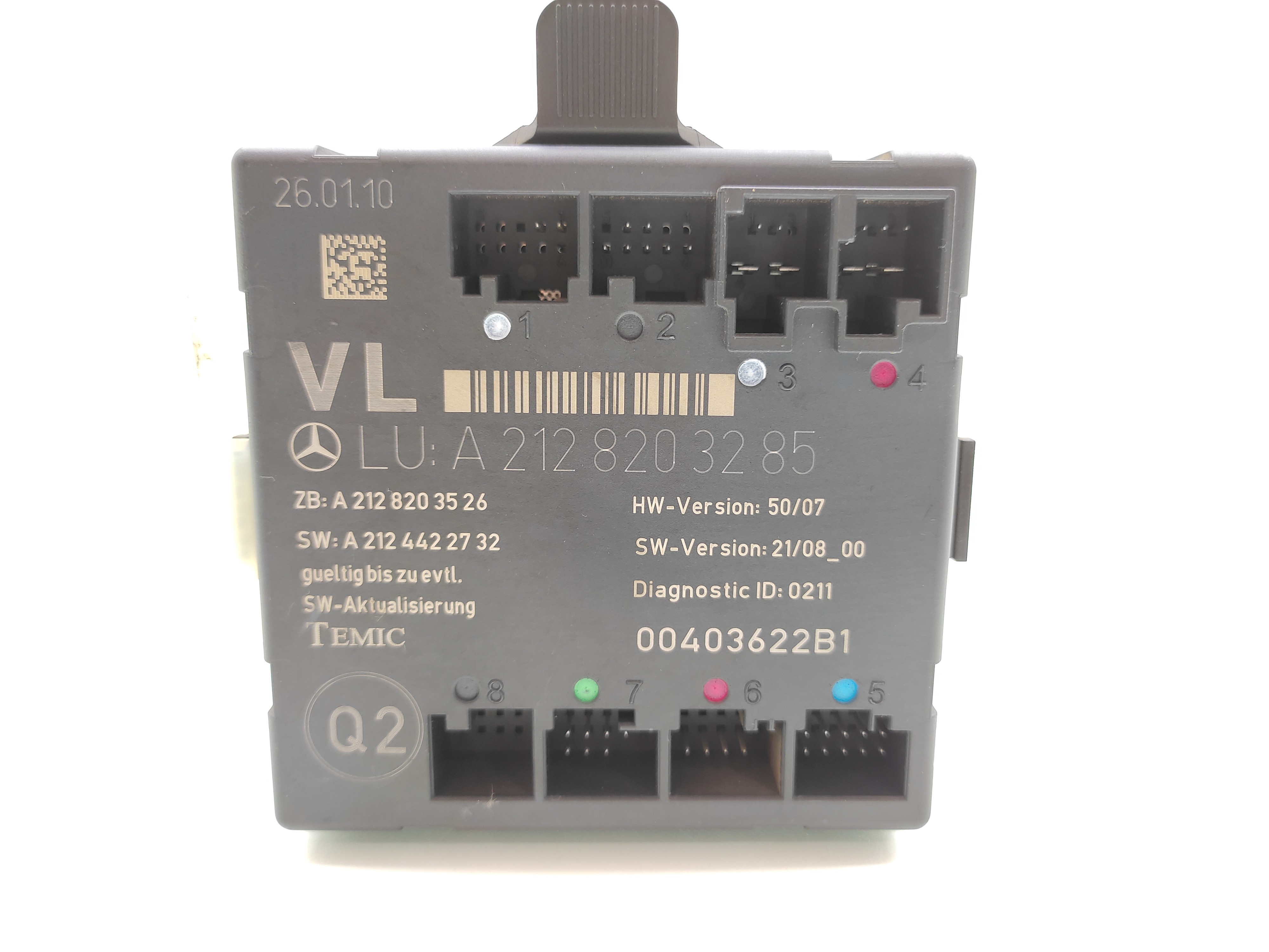 Módulo Conforto Porta Dianteira Esquerda Mercedes C180 2010 2