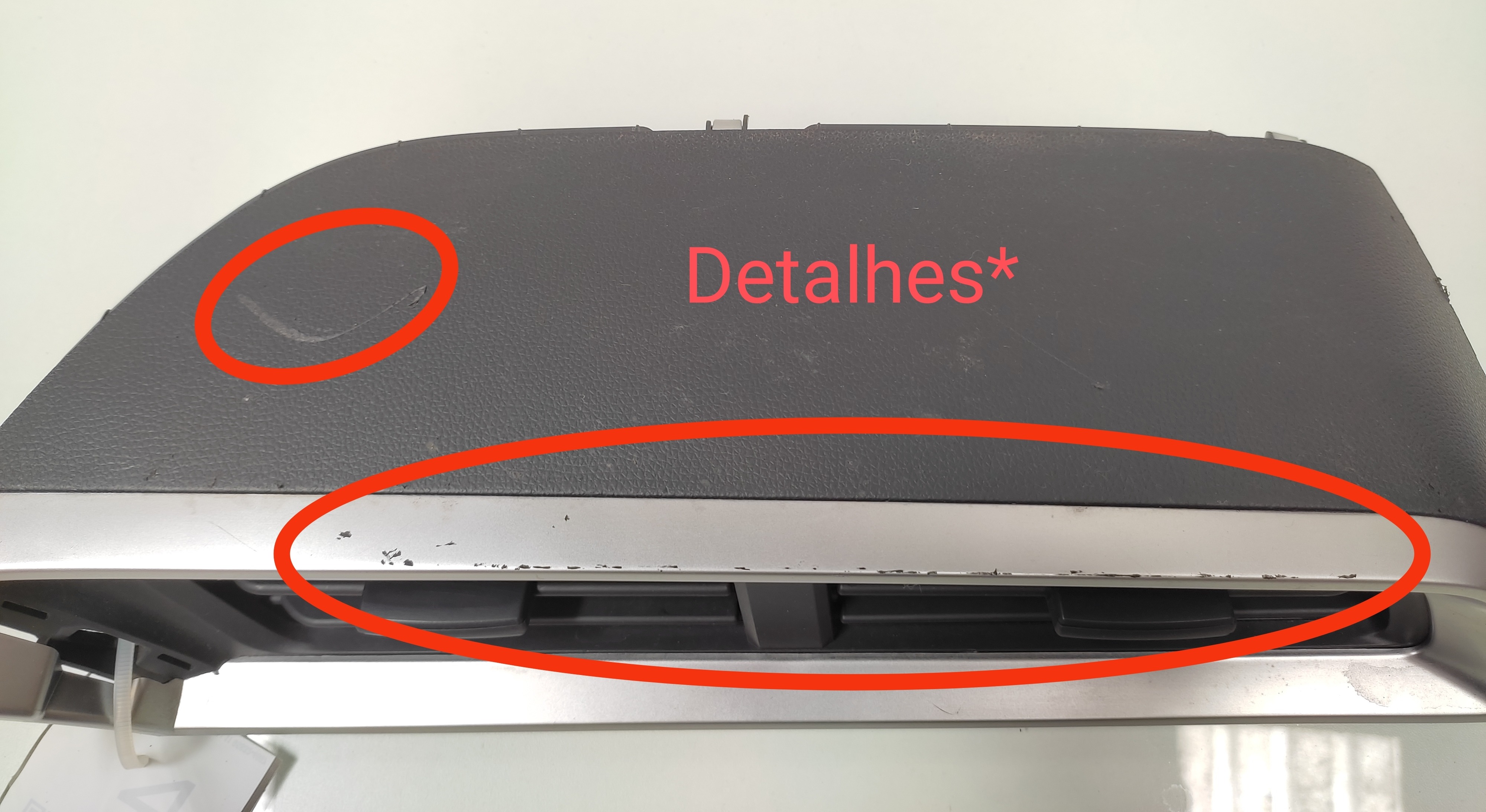 Difusor De Ar Central Painel Honda Fit 2015 2016 2017 2018 3