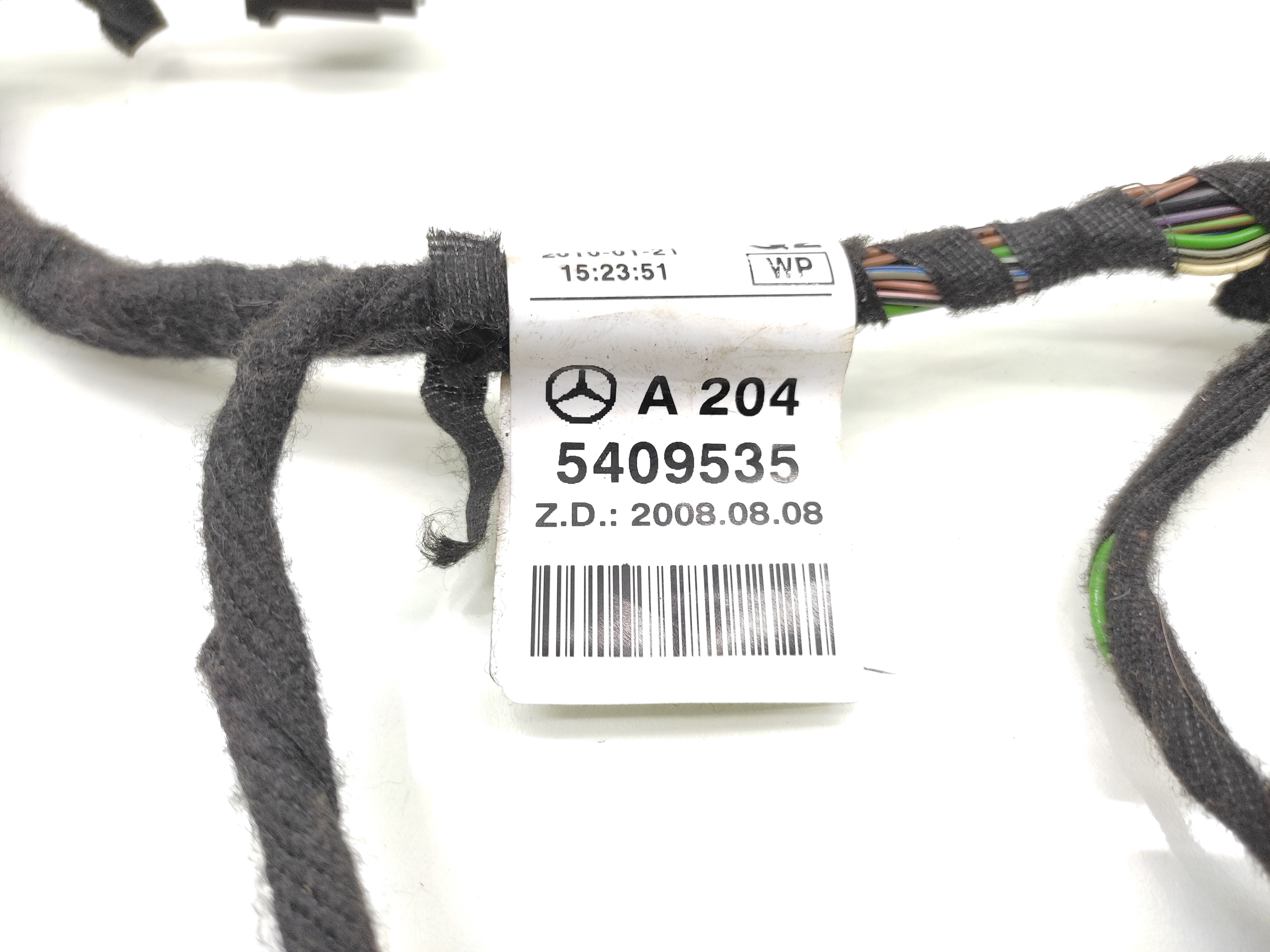 Chicote Porta Dianteira Esquerda Mercedes C180 2010 W204 2