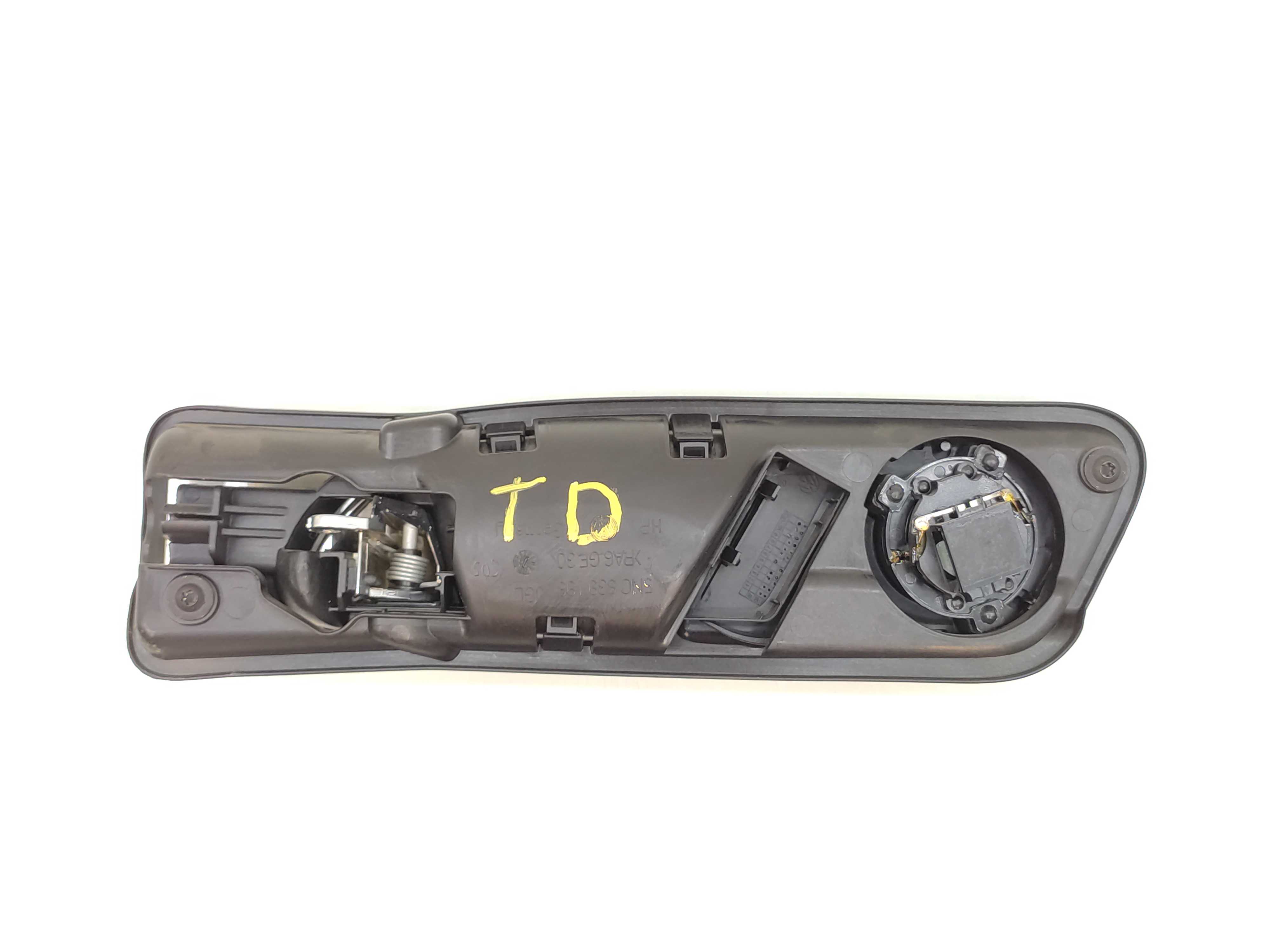 Maçaneta Interna Traseira Direita Vw Tiguan 2010 2011 2012 Cinza 2
