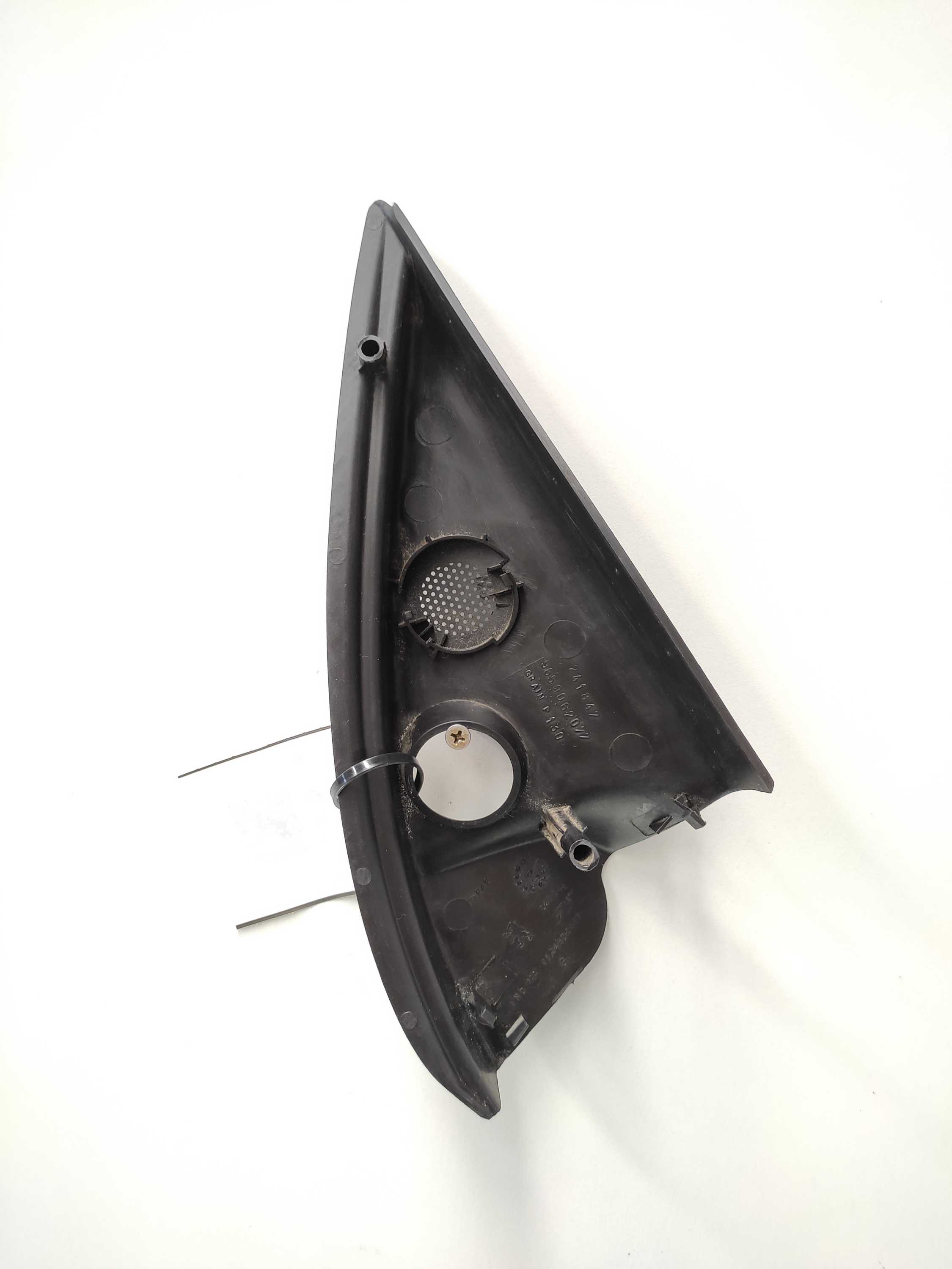 Acabamento Interno Retrovisor Esquerdo Peugeot 206 2007 Preto 3