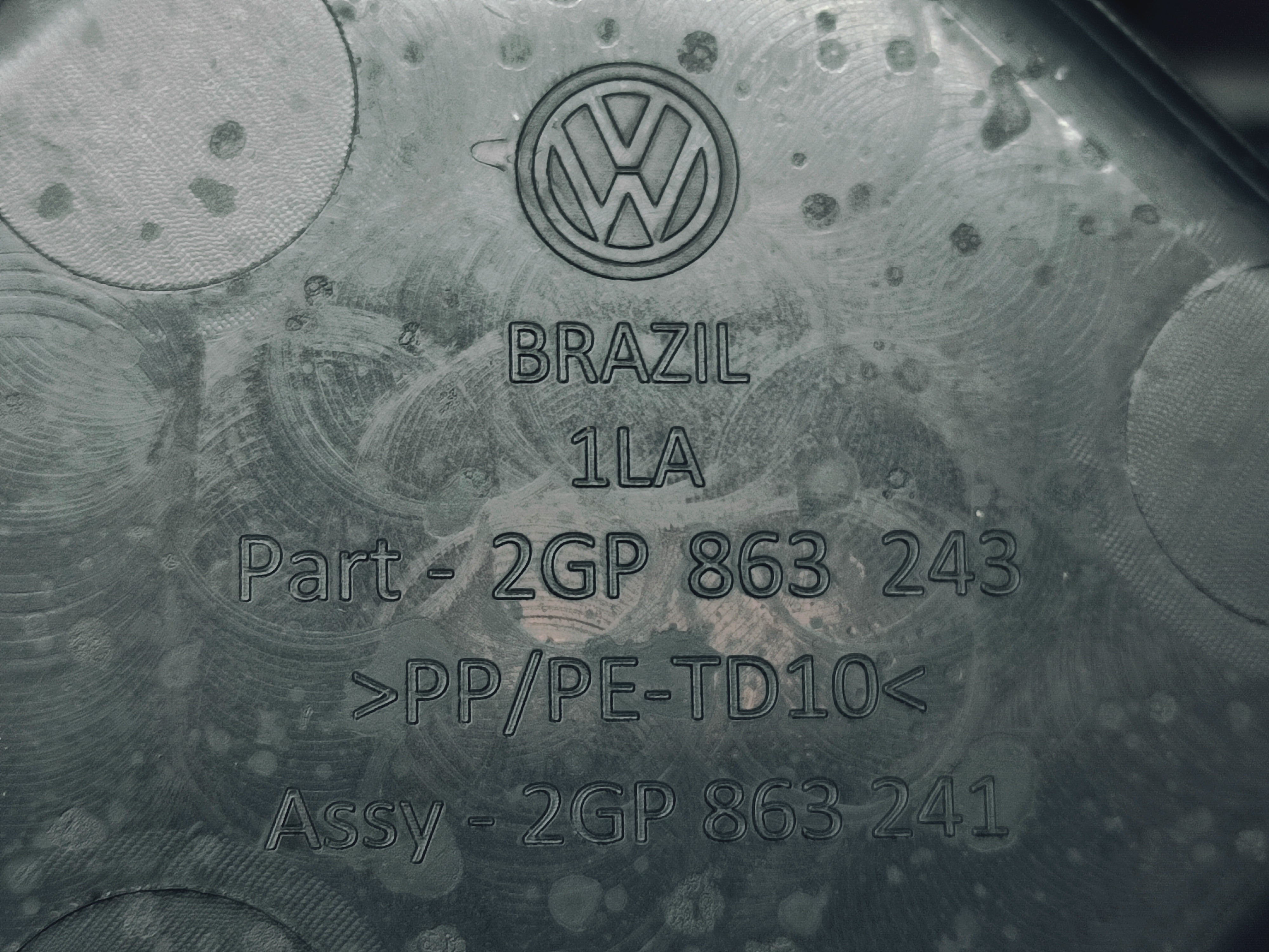 Console Central Seco Vw Tcross 2021 2022 2023 Cinza Escuro 9