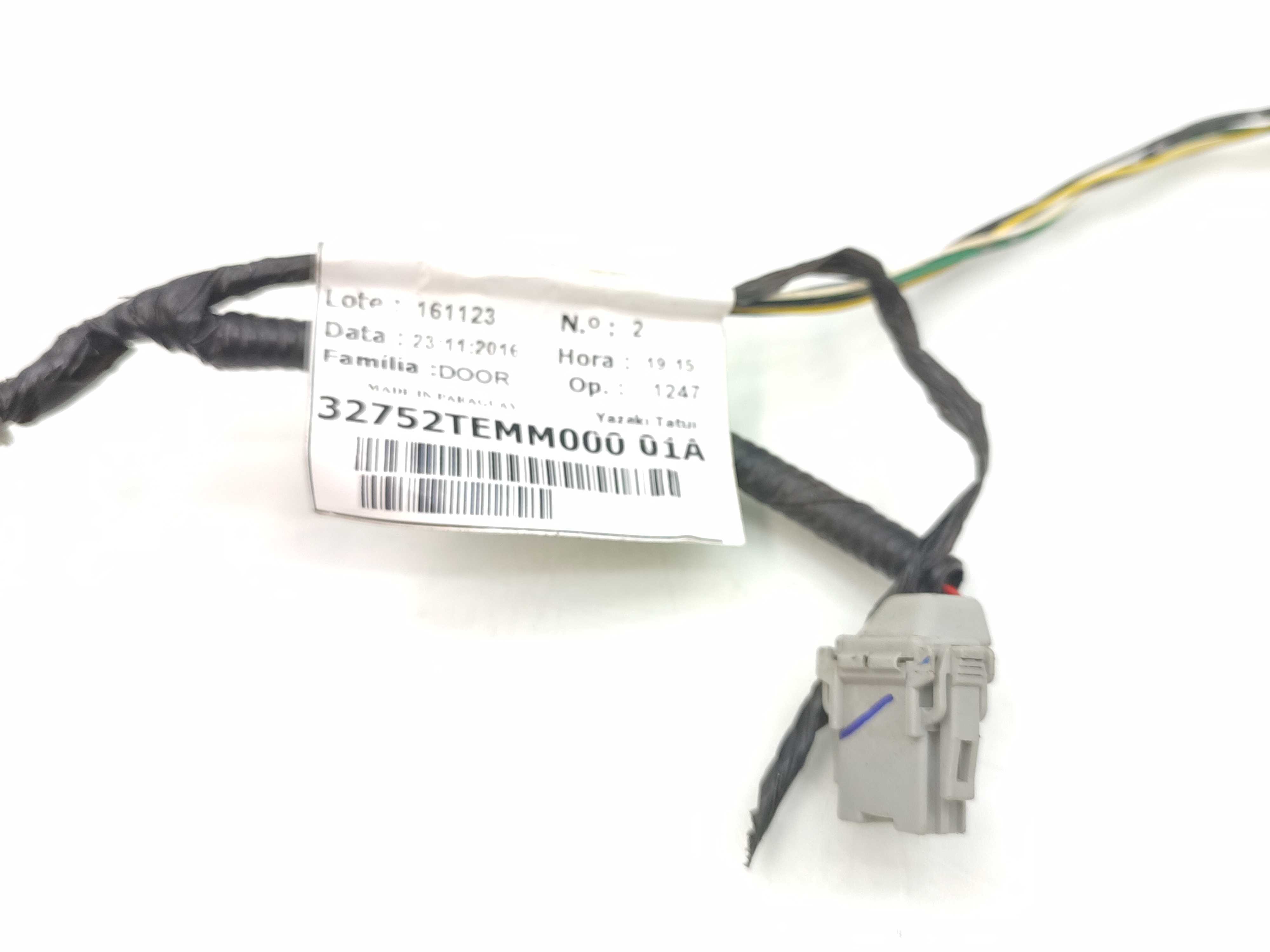 Chicote Porta Dianteira Direita Honda Civic G10 2017 2018 4