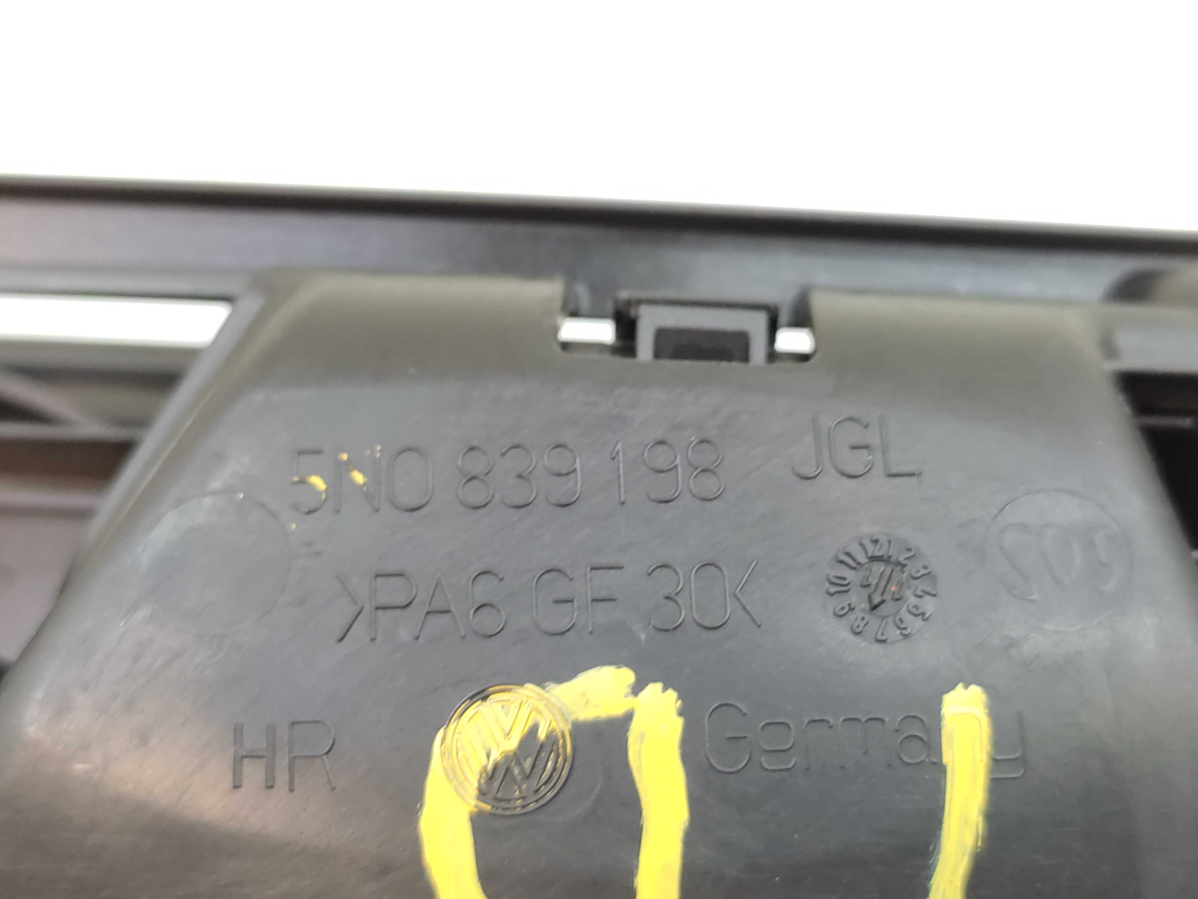 Maçaneta Interna Traseira Direita Vw Tiguan 2010 2011 2012 Cinza 3