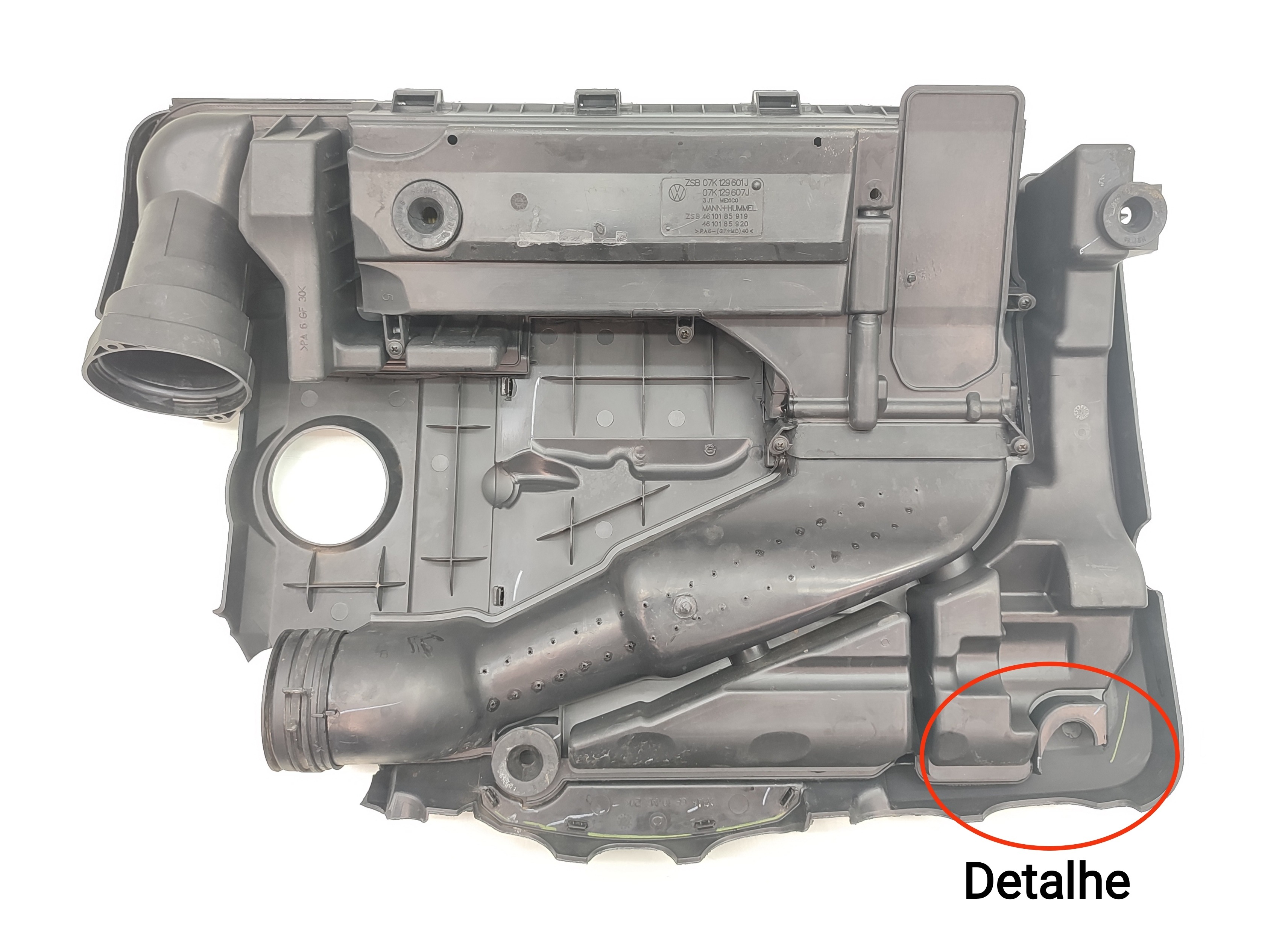 Caixa Filtro Ar Tampa Motor Vw Jetta 2.5 2012 Com Detalhes 2