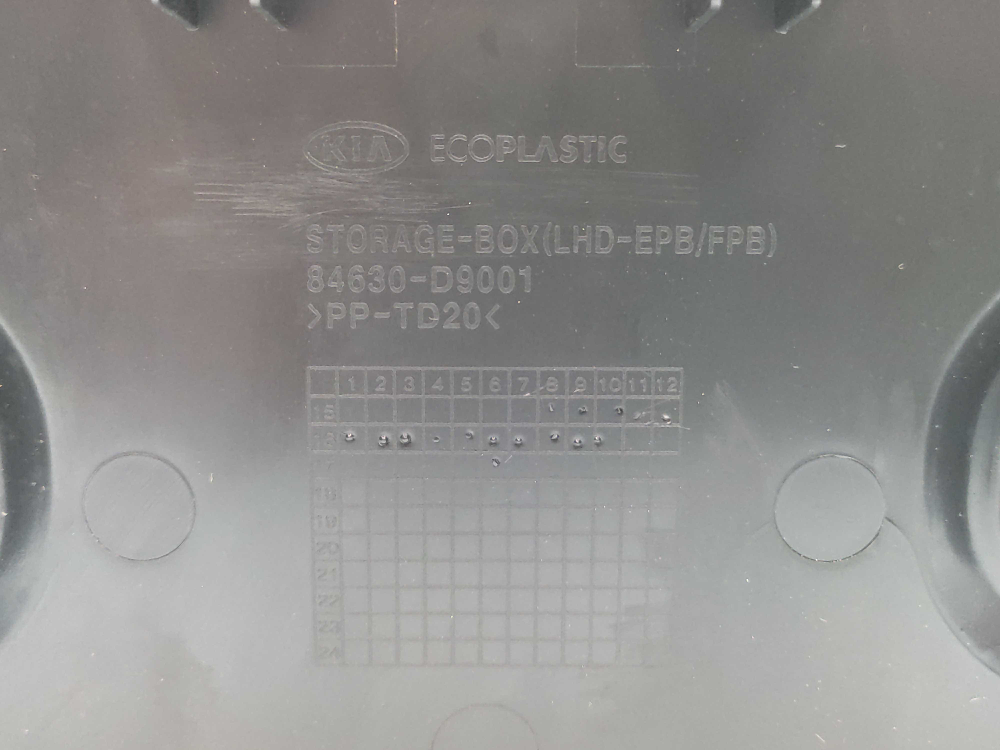 Caixa Porta Treco Console Kia Sportage 2017 2018 2019 2020 4