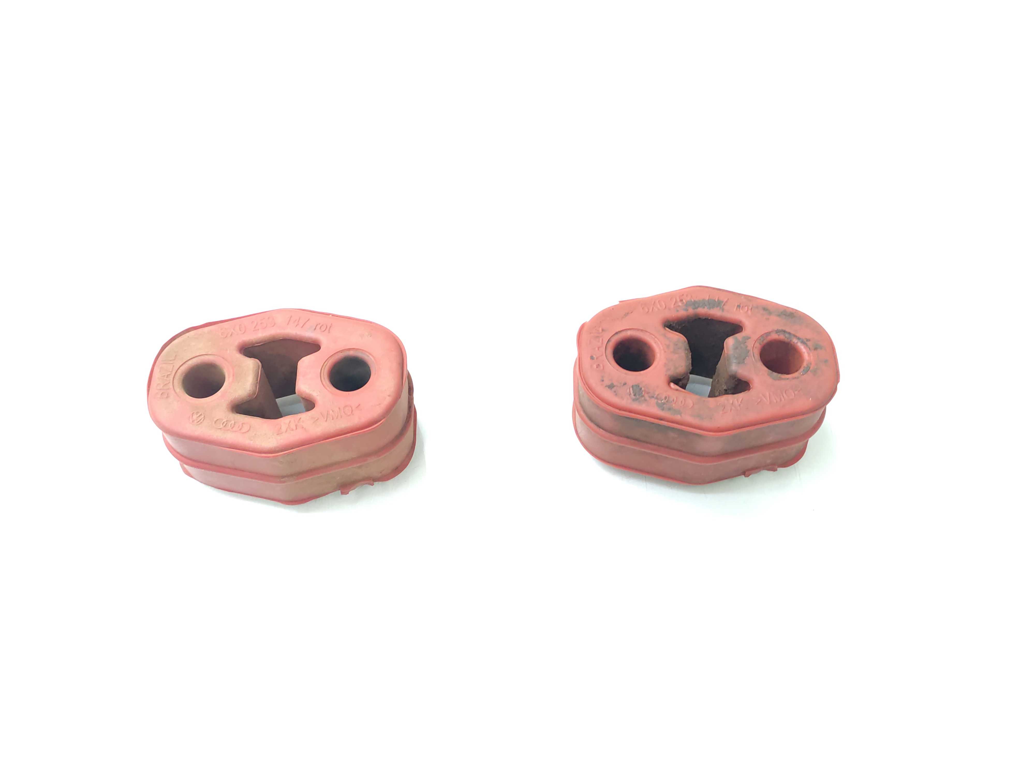 Par Coxim Borracha Escapamento Vw Gol Voyage Saveiro G6 G7 1