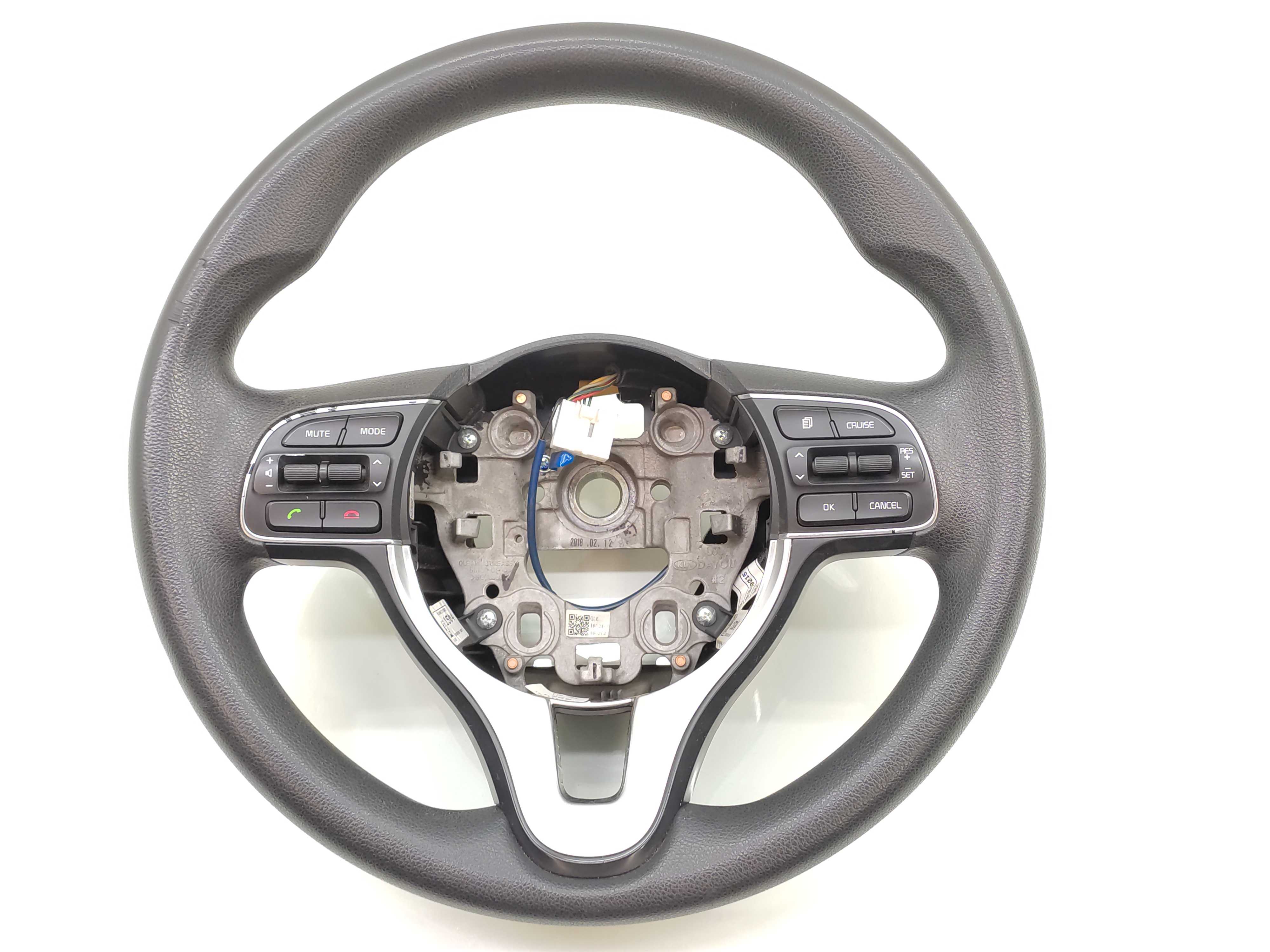 Volante Direção Com Comandos Kia Sportage Lx2 2018 2019 Preto