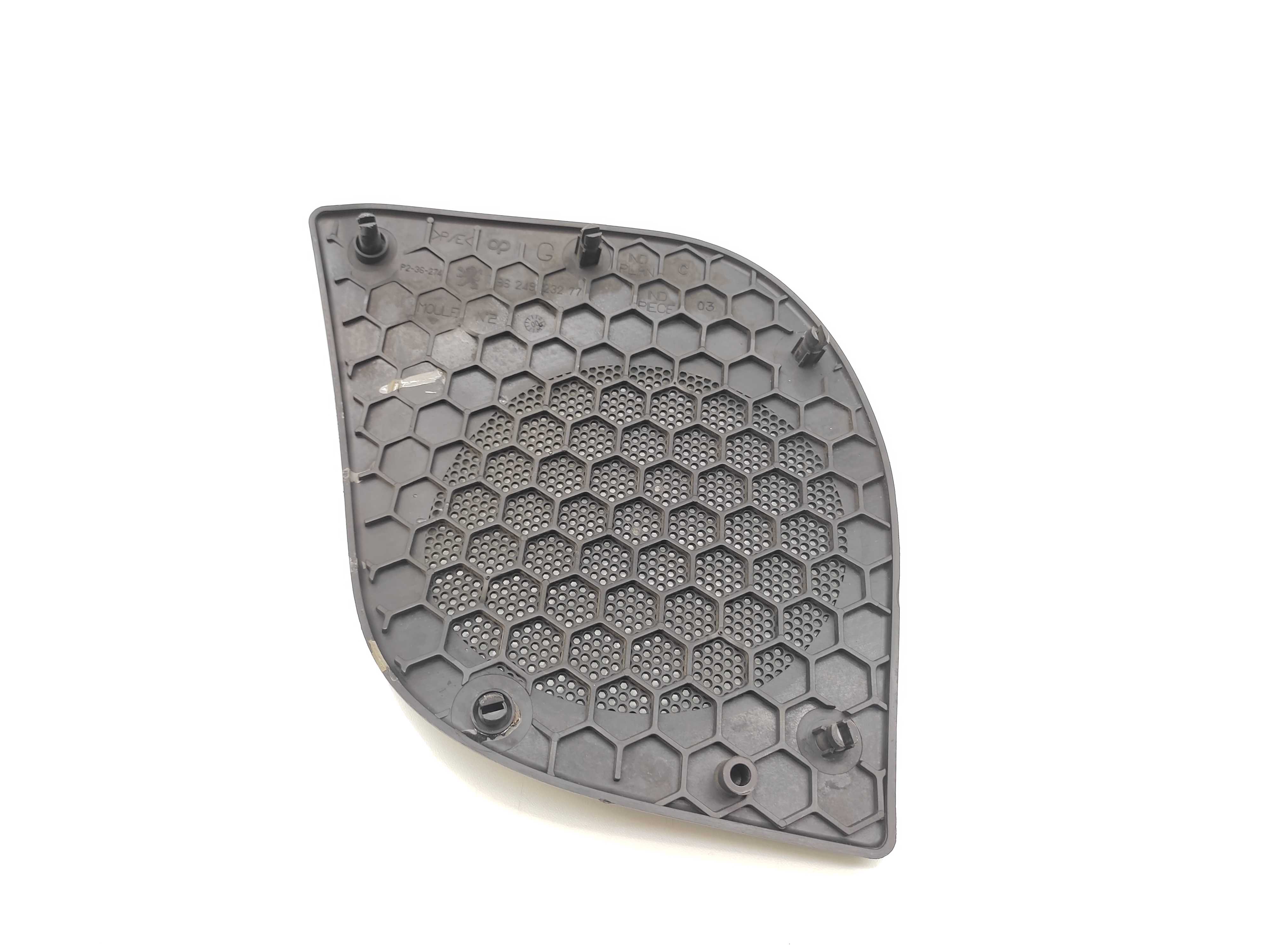 Tela Alto Falante Porta Esquerda Peugeot 206 2005 2006 2007 Preto 2