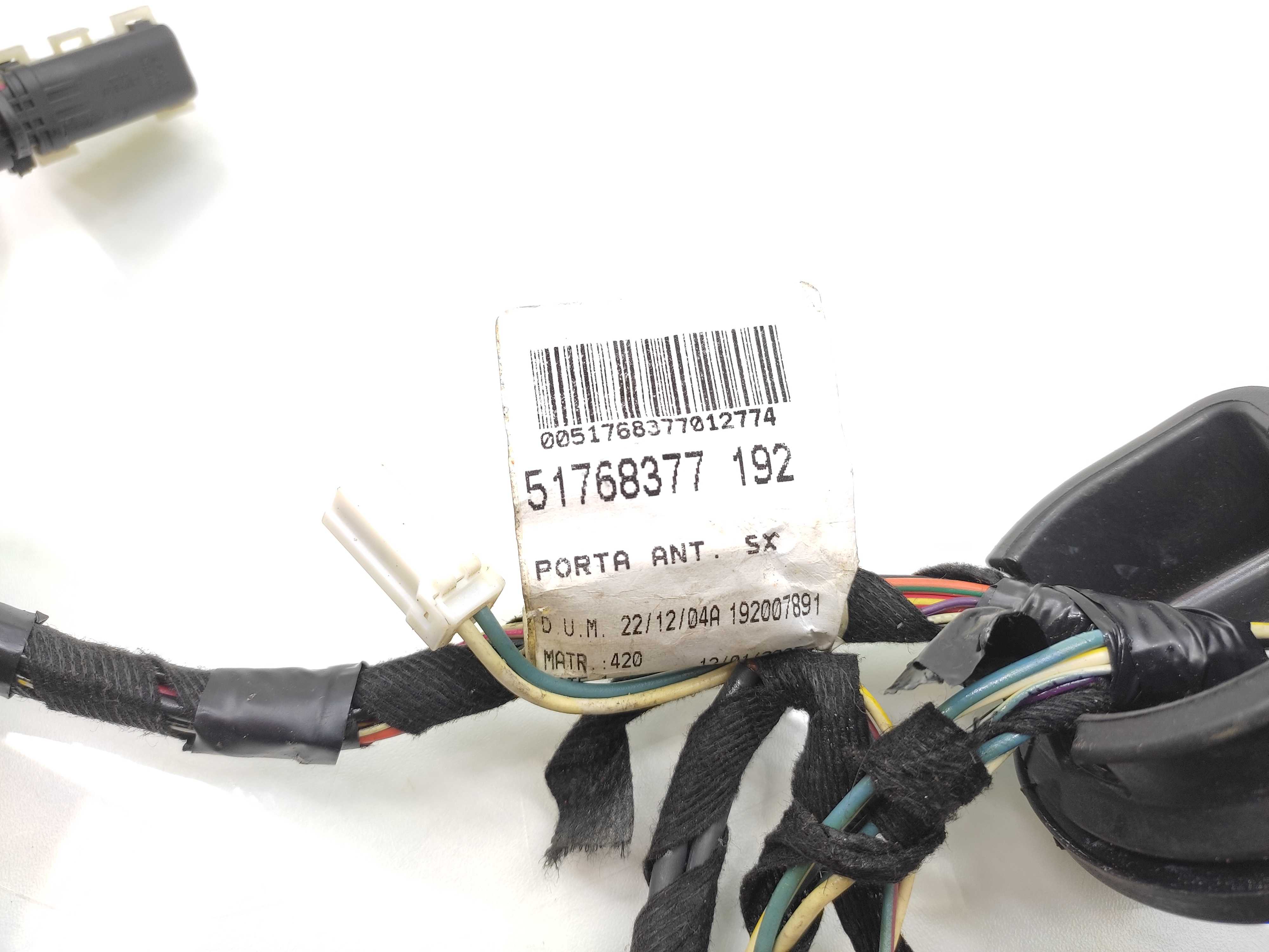 Chicote Porta Dianteira Esquerda Fiat Stilo 2007 2008 2009 3