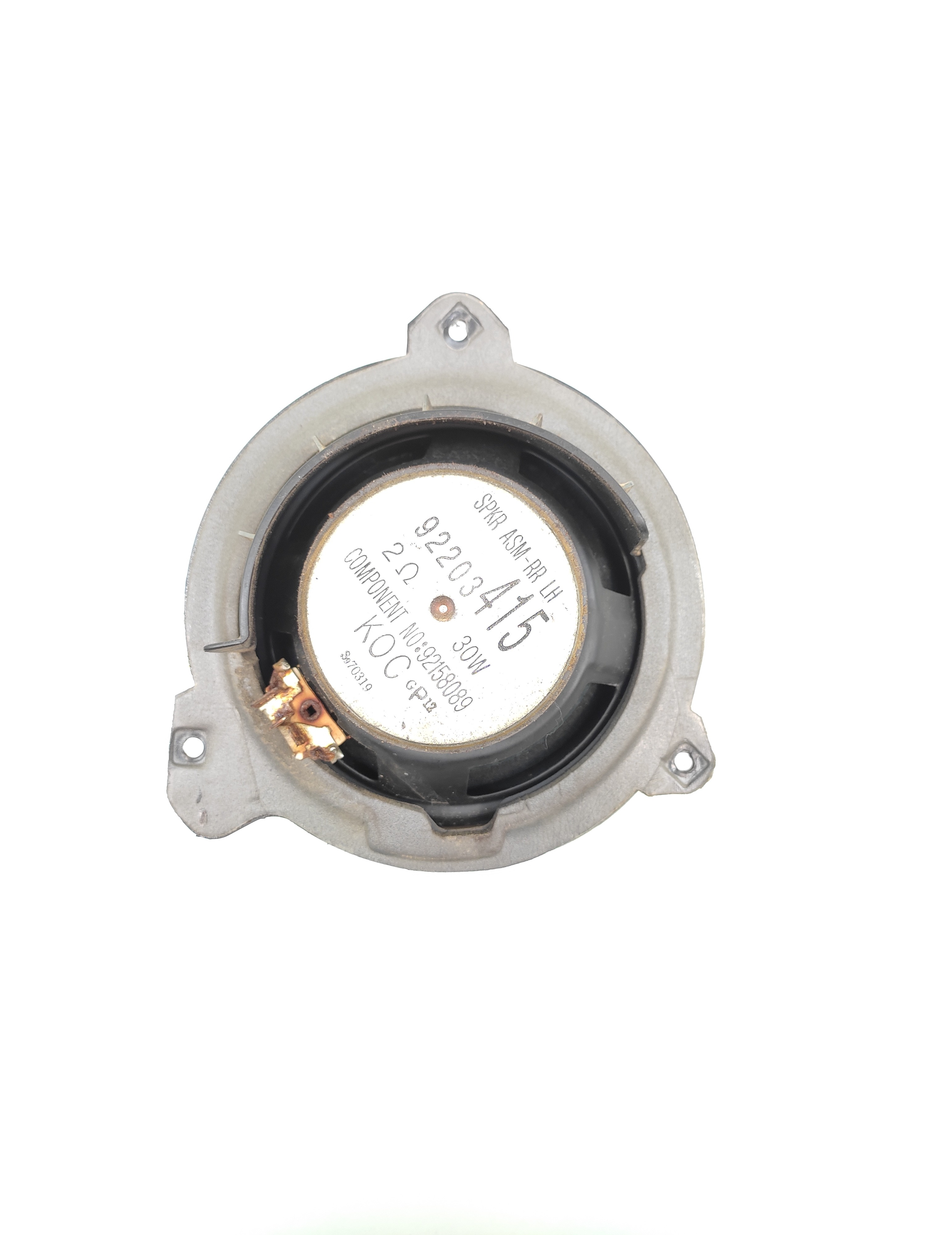 Alto Falante Porta Traseira Esquerda Chevrolet Omega 2008 Preto 2