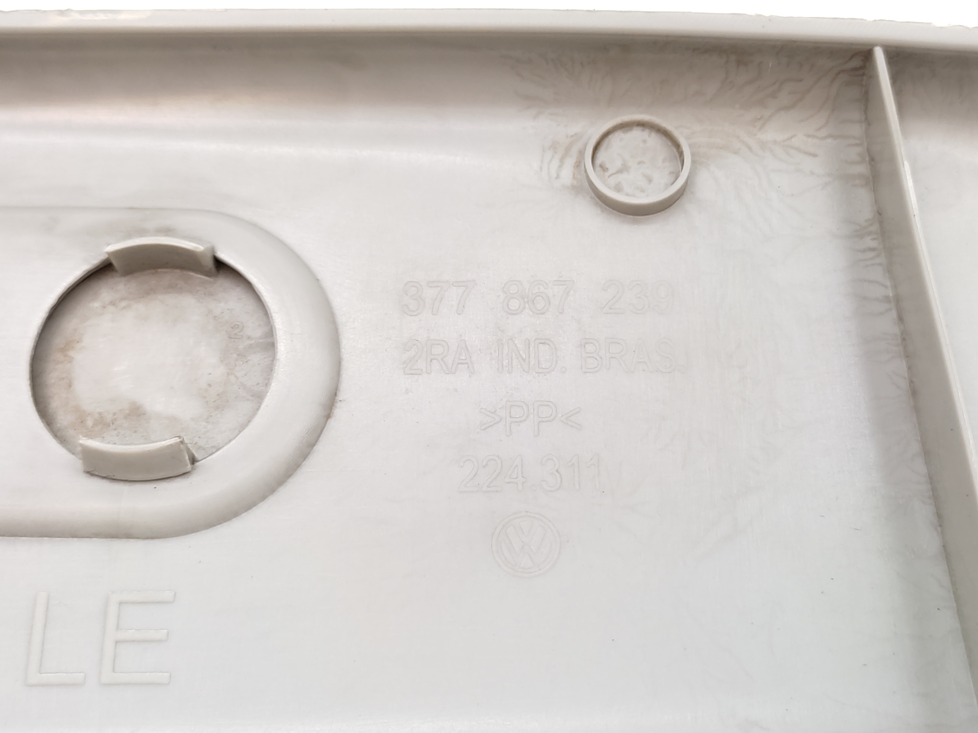 Acabamento Coluna Central Esquerda Vw Gol G2 2 Portas 2007 3