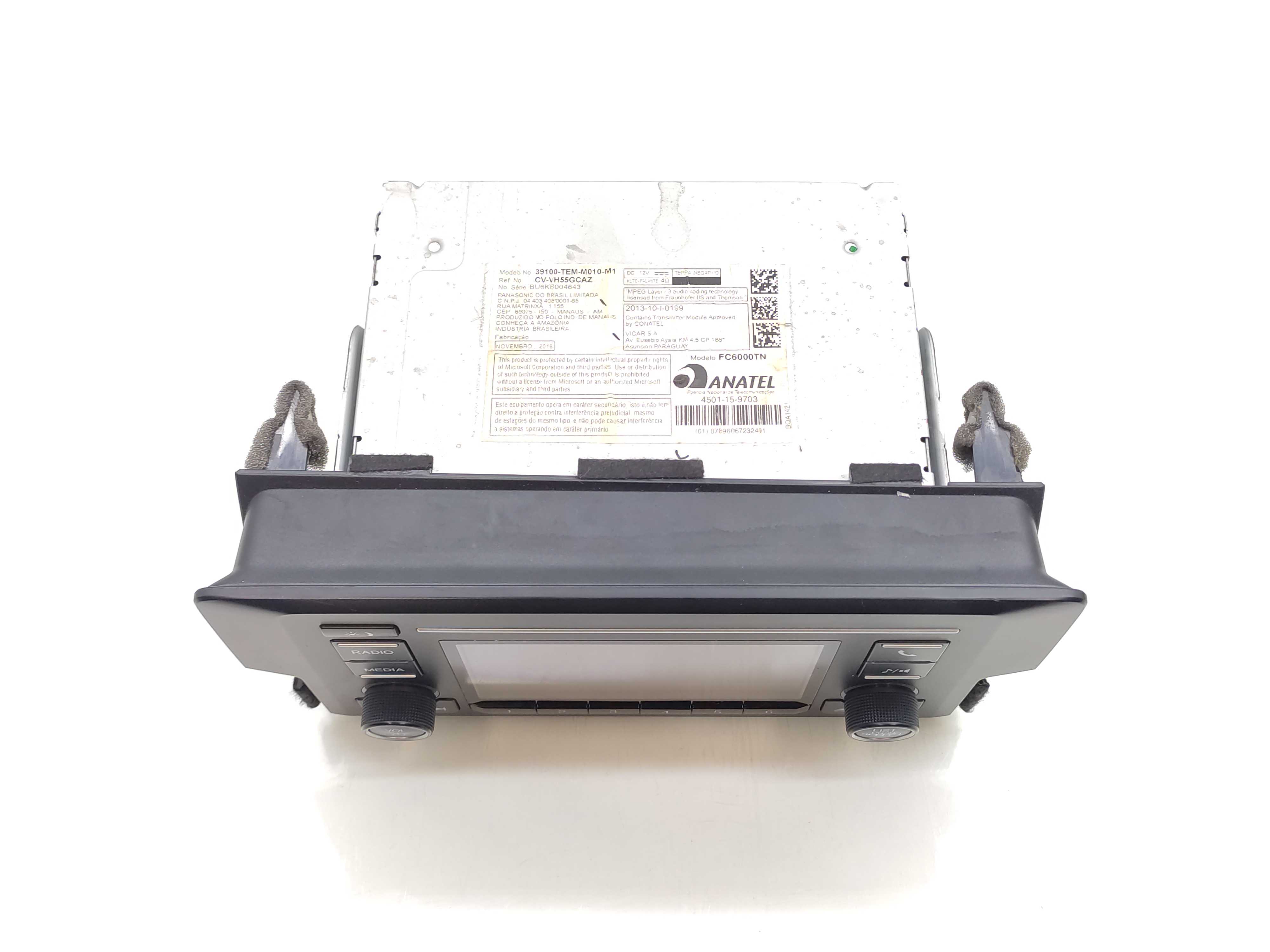 Central Multimidia Honda Civic G10 2018 N 39100temm010m1 2