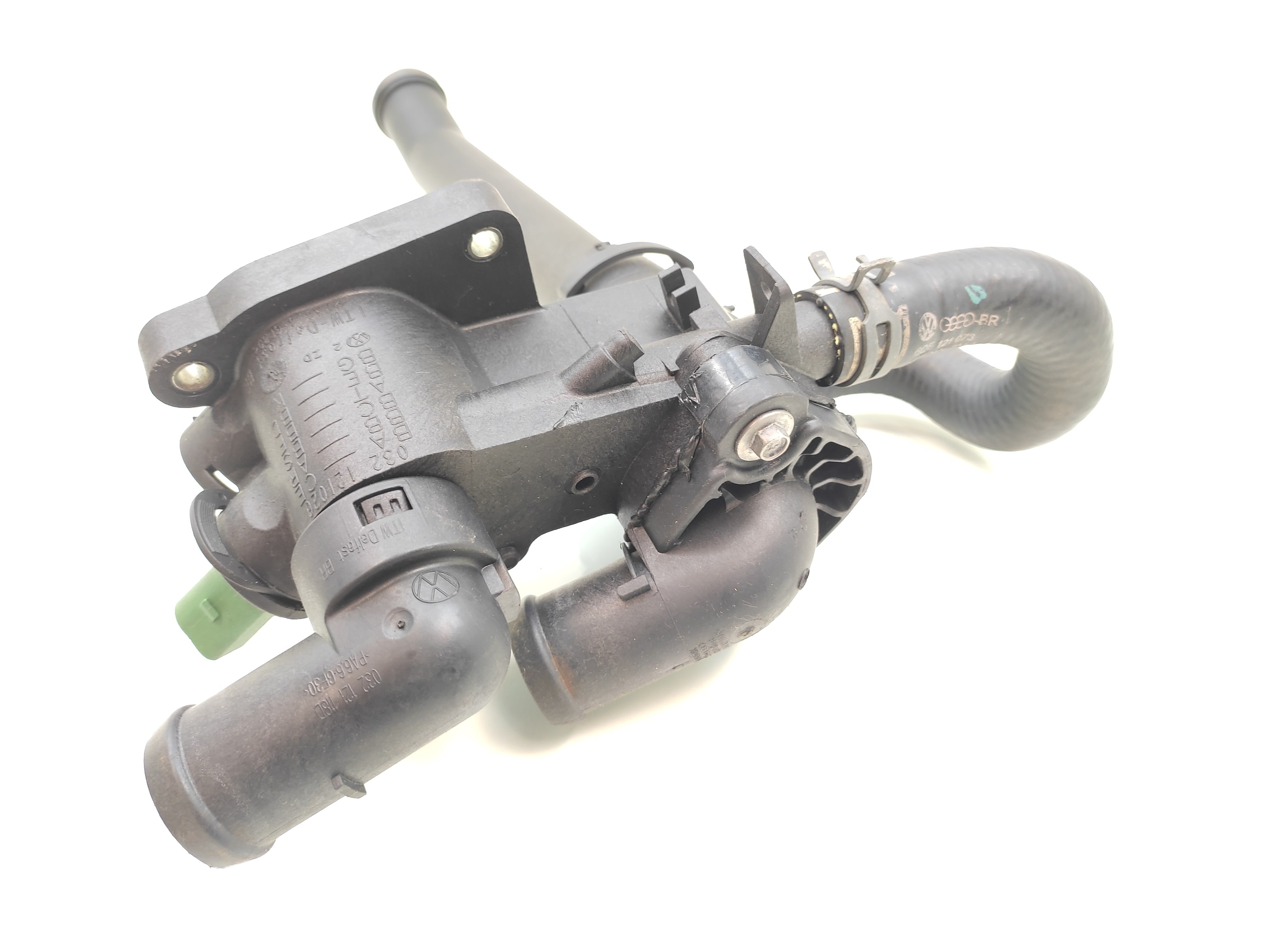 Carcaça Válvula Termostática Vw Fox 1.0 2009 2008 2007 Flex 3