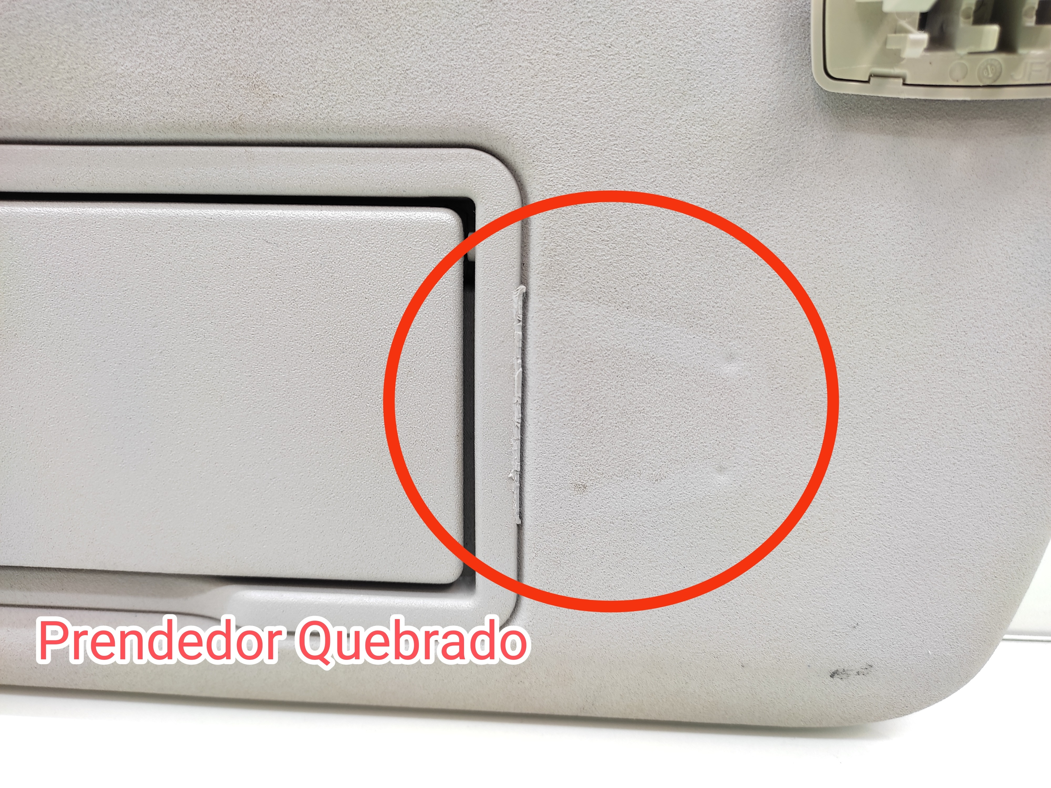 Quebra Sol Lado Esquerdo Mercedes C180 2010 W204 C/ Detalhe 3