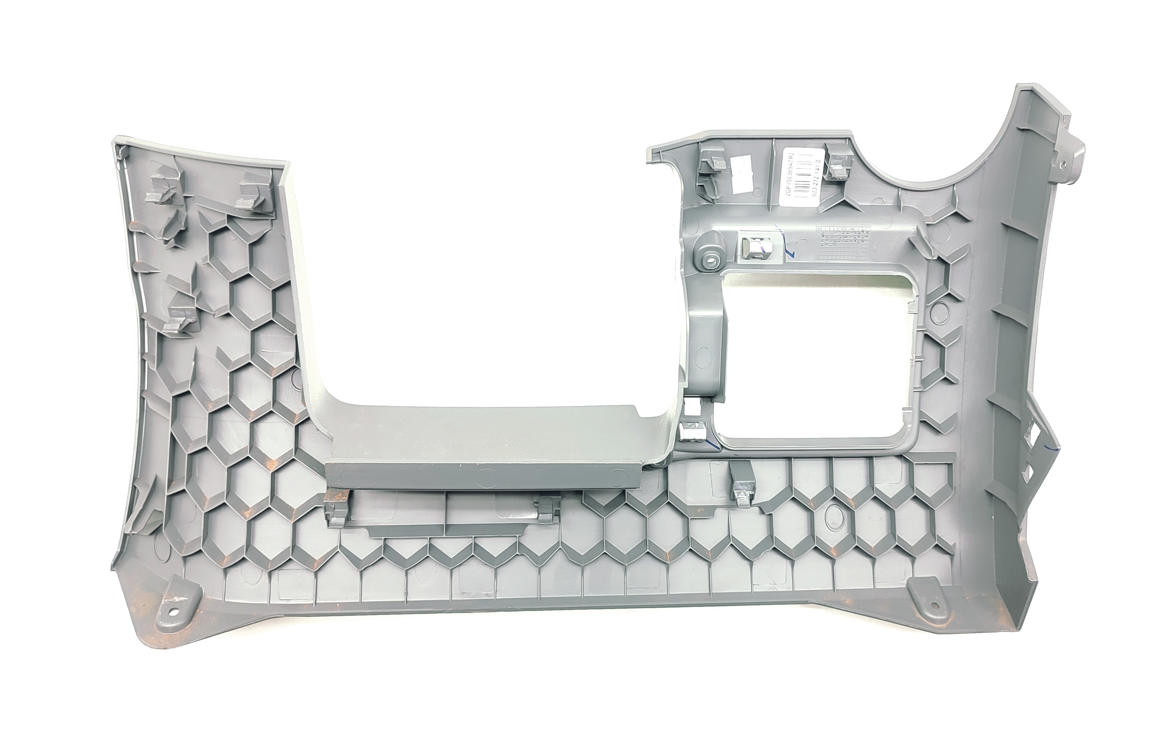 Acabamento Inferior Volante Vw Tcross 2022 Cinza Claro 2