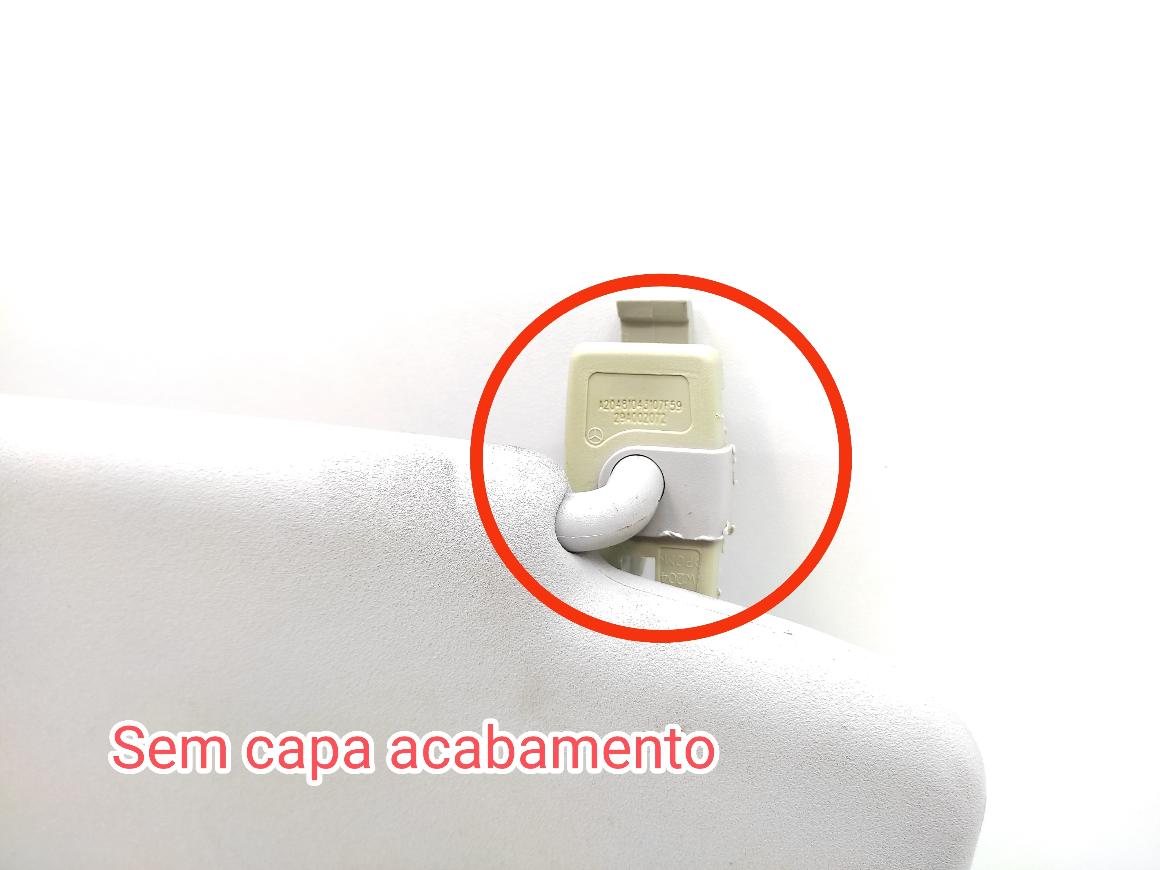 Quebra Sol Lado Esquerdo Mercedes C180 2010 W204 C/ Detalhe 5