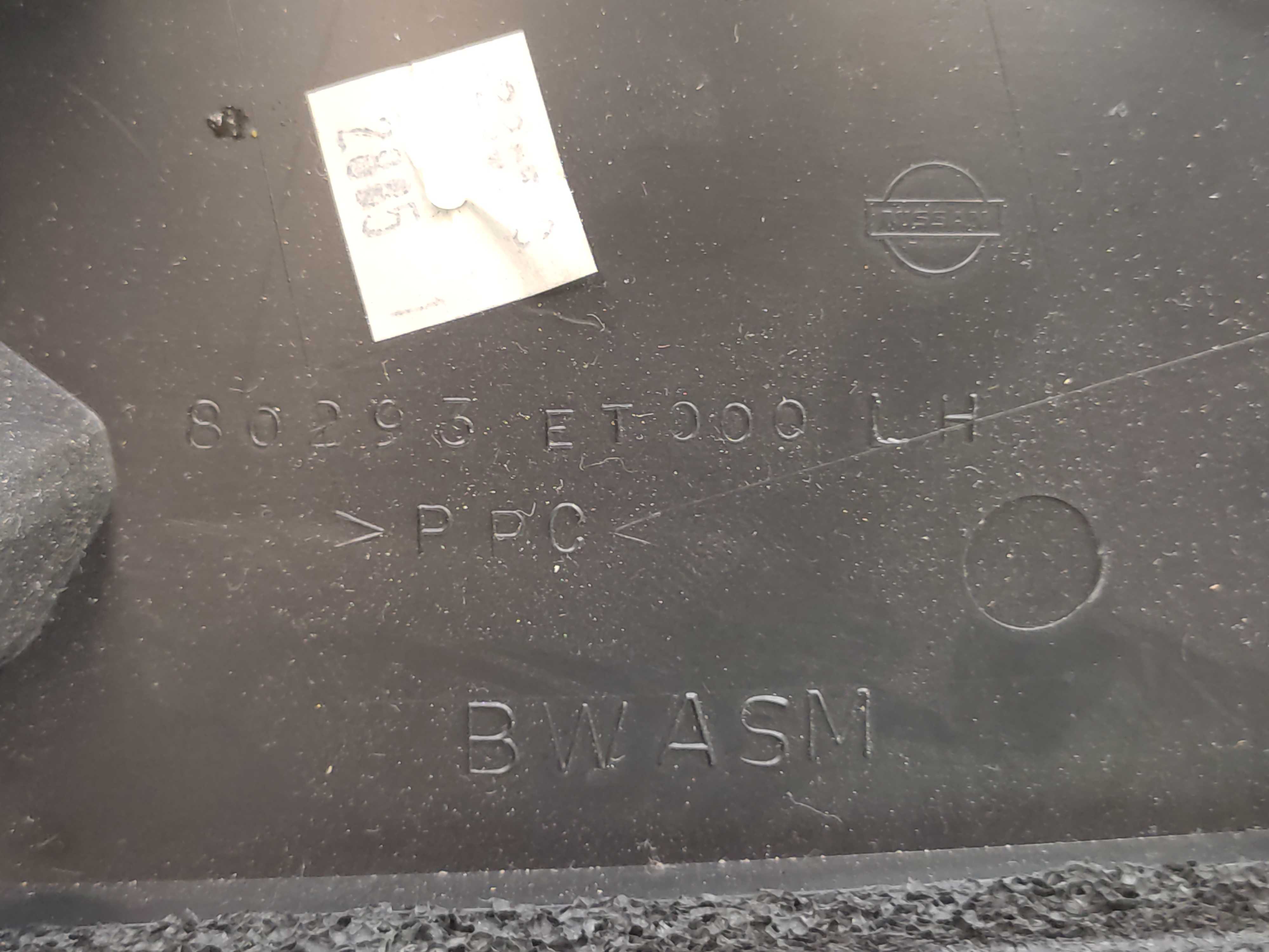 Acabamento Interno Retrovisor Esquerdo Nissan Sentra 2008 Preto 3