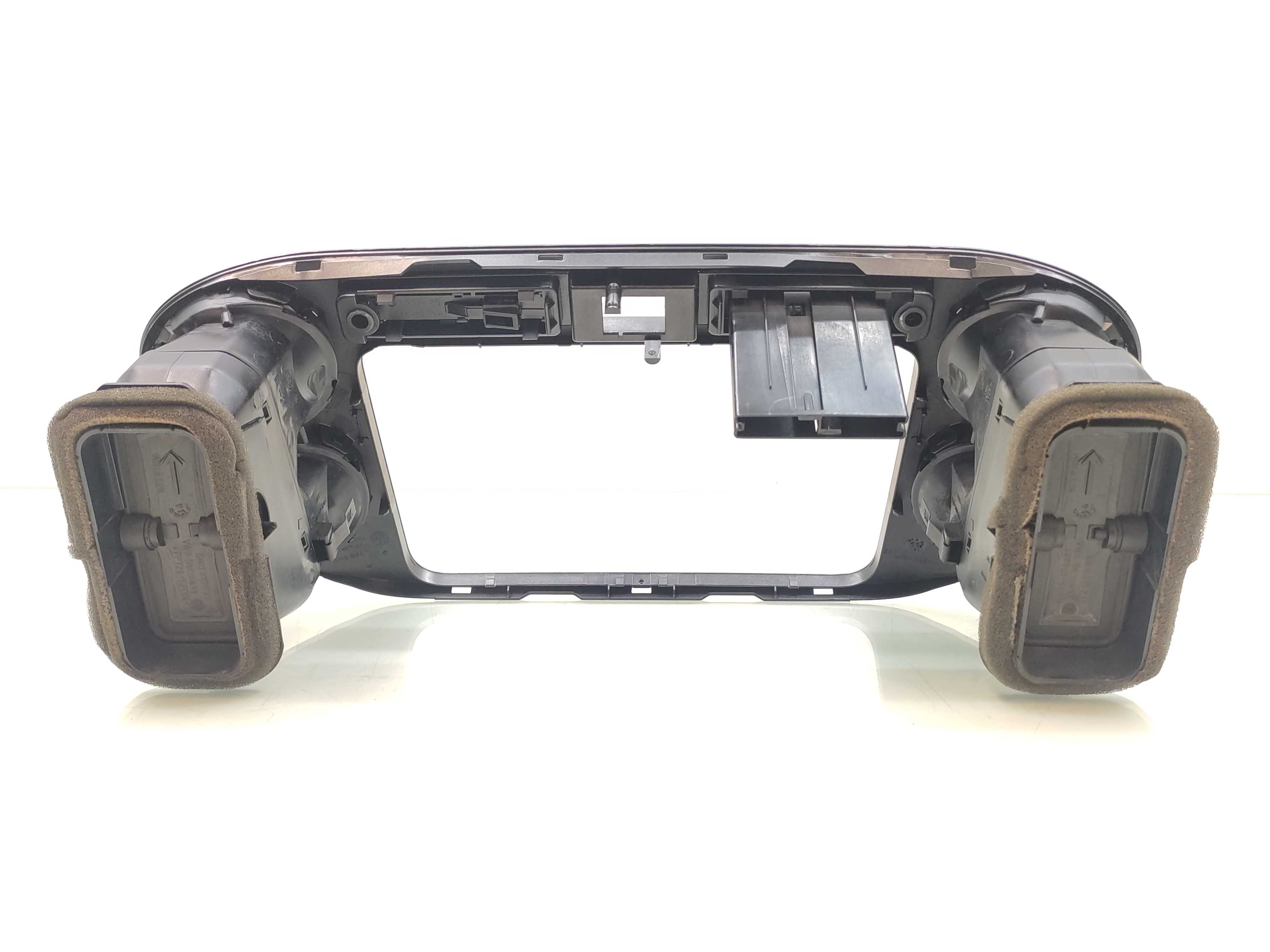 Moldura Radio Difusor Painel Vw Tiguan 2010 2011 2012 Cinza 2
