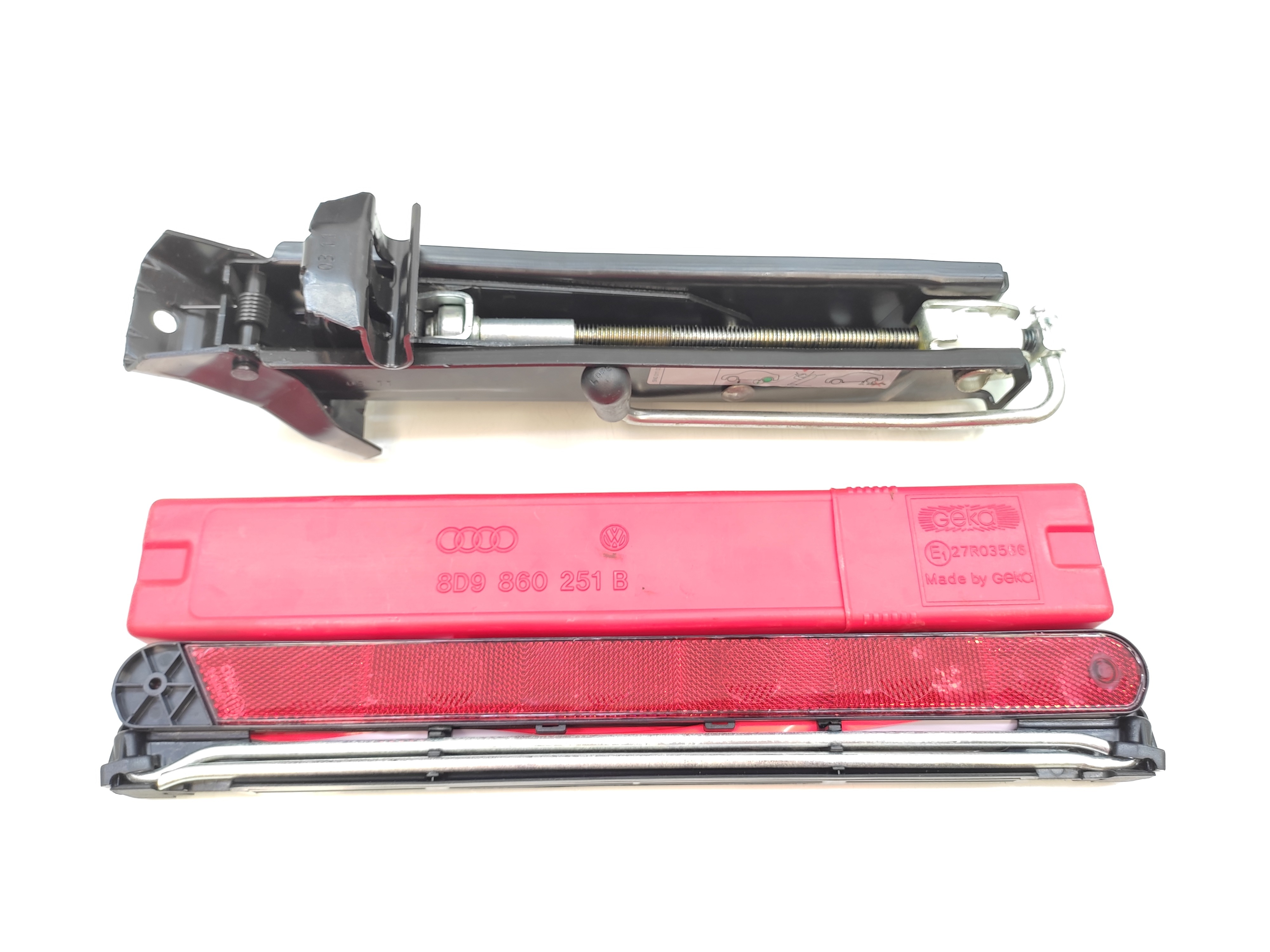 Kit Macaco Chave Roda Triângulo Vw Tiguan 2011 2012 2013 2
