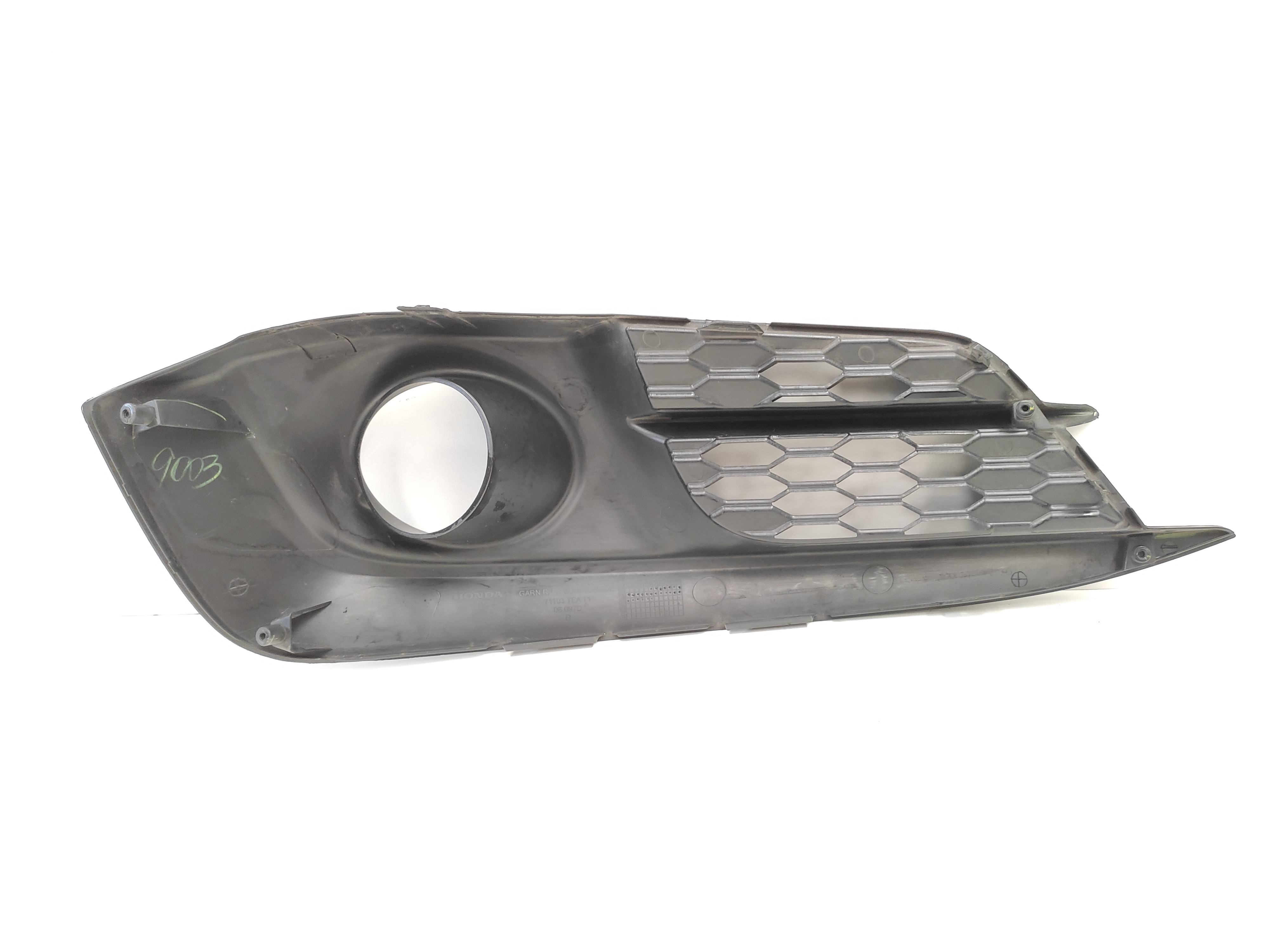 Acabamento Grade Farol Milha Direito Honda Civic G10 2019 4