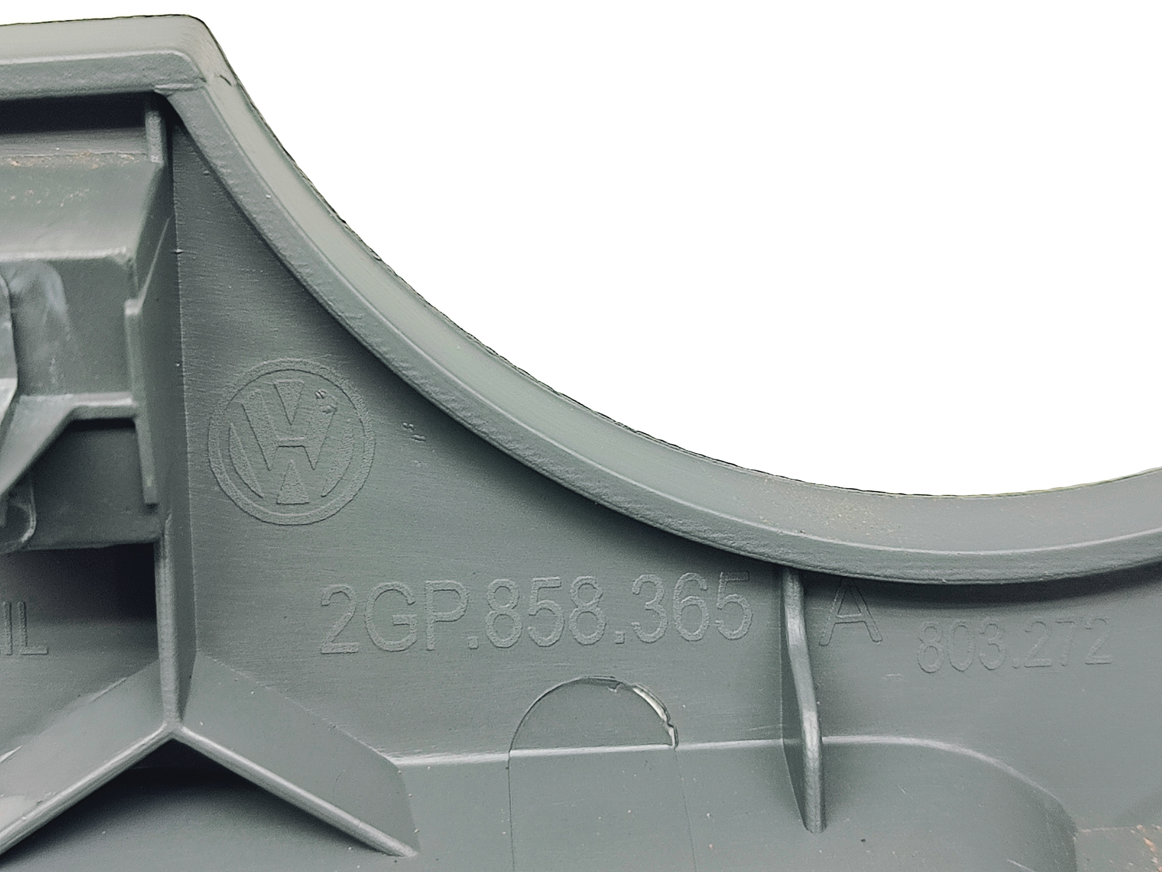 Acabamento Inferior Volante Vw Tcross 2022 Cinza Claro 3