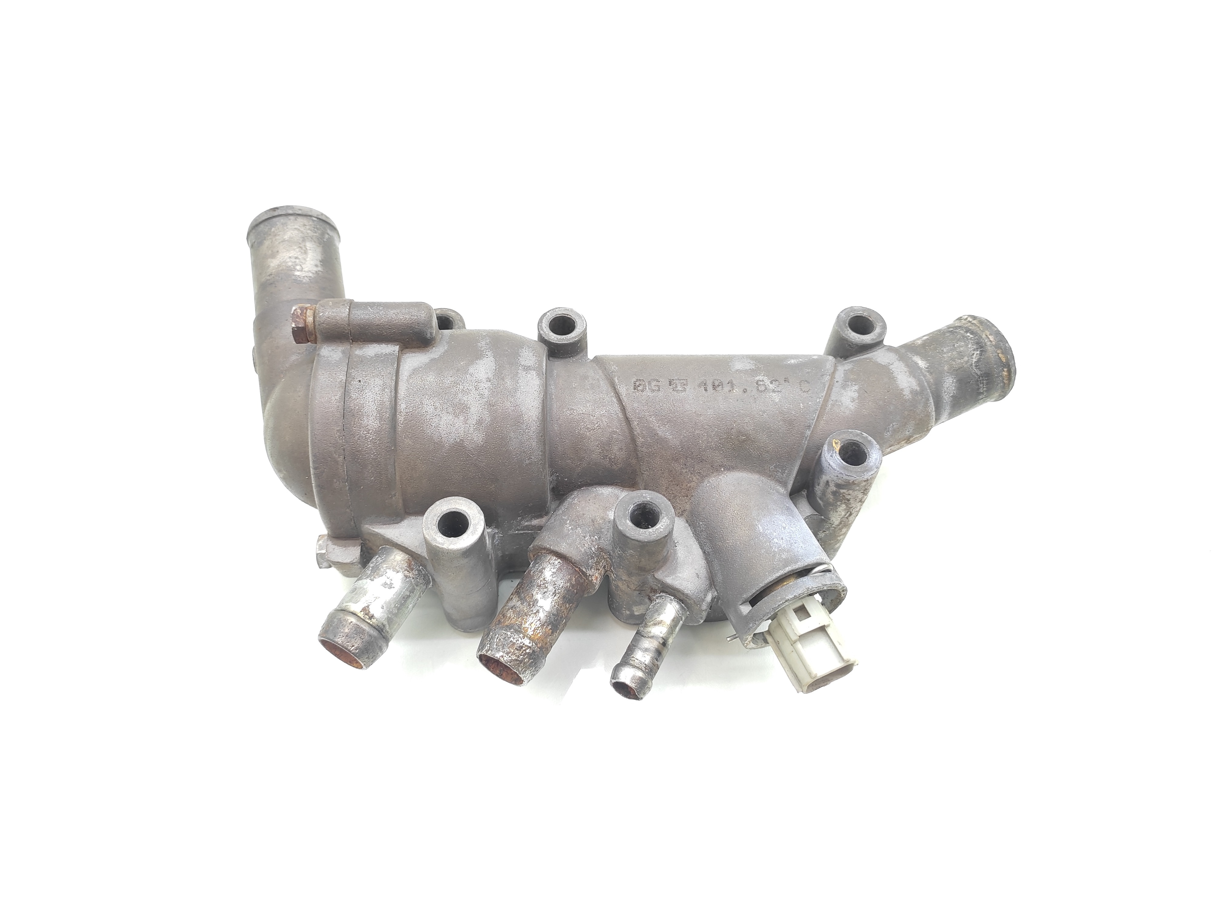 Carcaça Válvula Termostática Ford Fiesta 1.0 Zetec Rocam 02 1