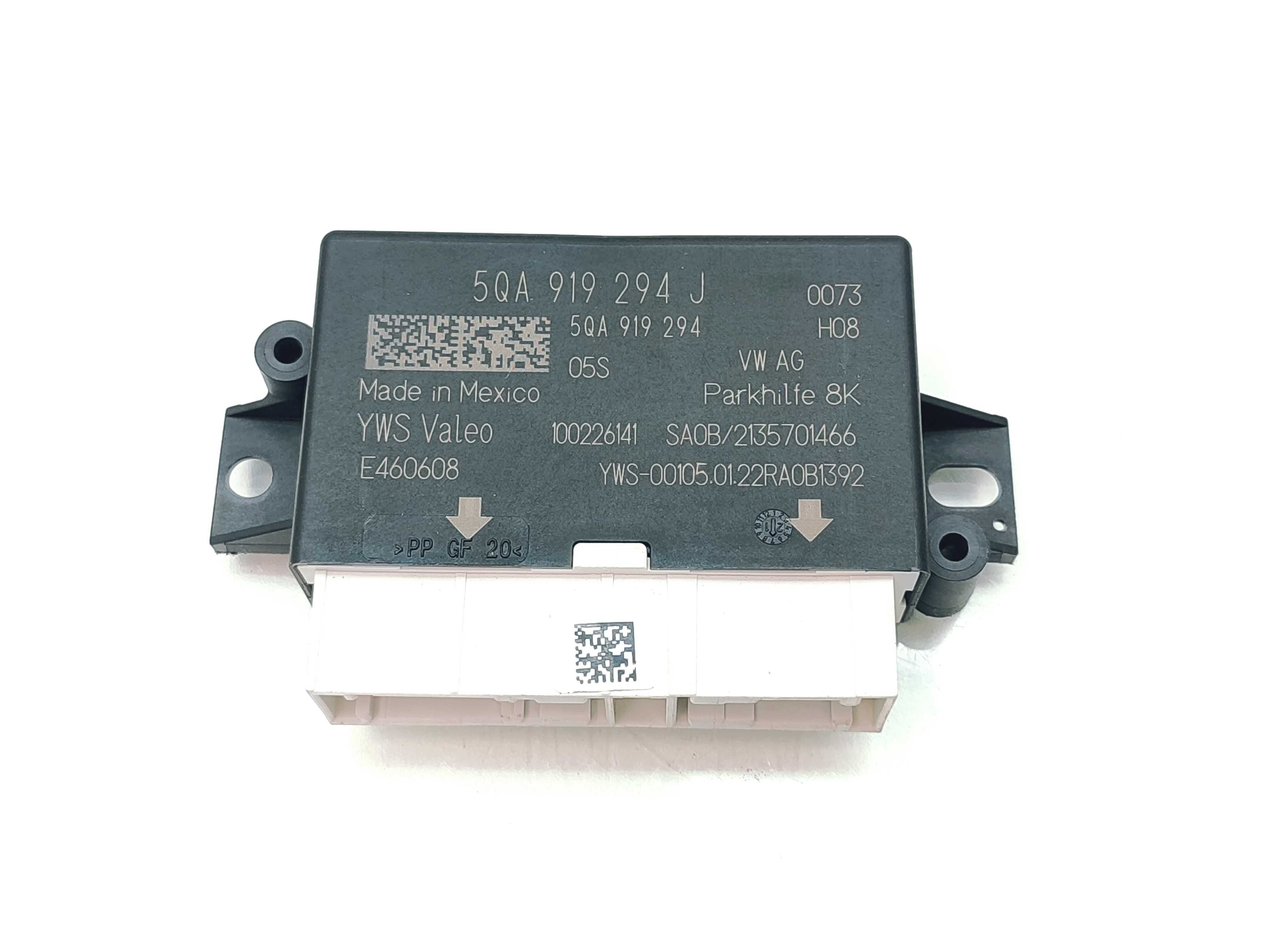 Módulo Sensor Estacionamento Vw Tcross Nivus N 5qa919294j Preto 1