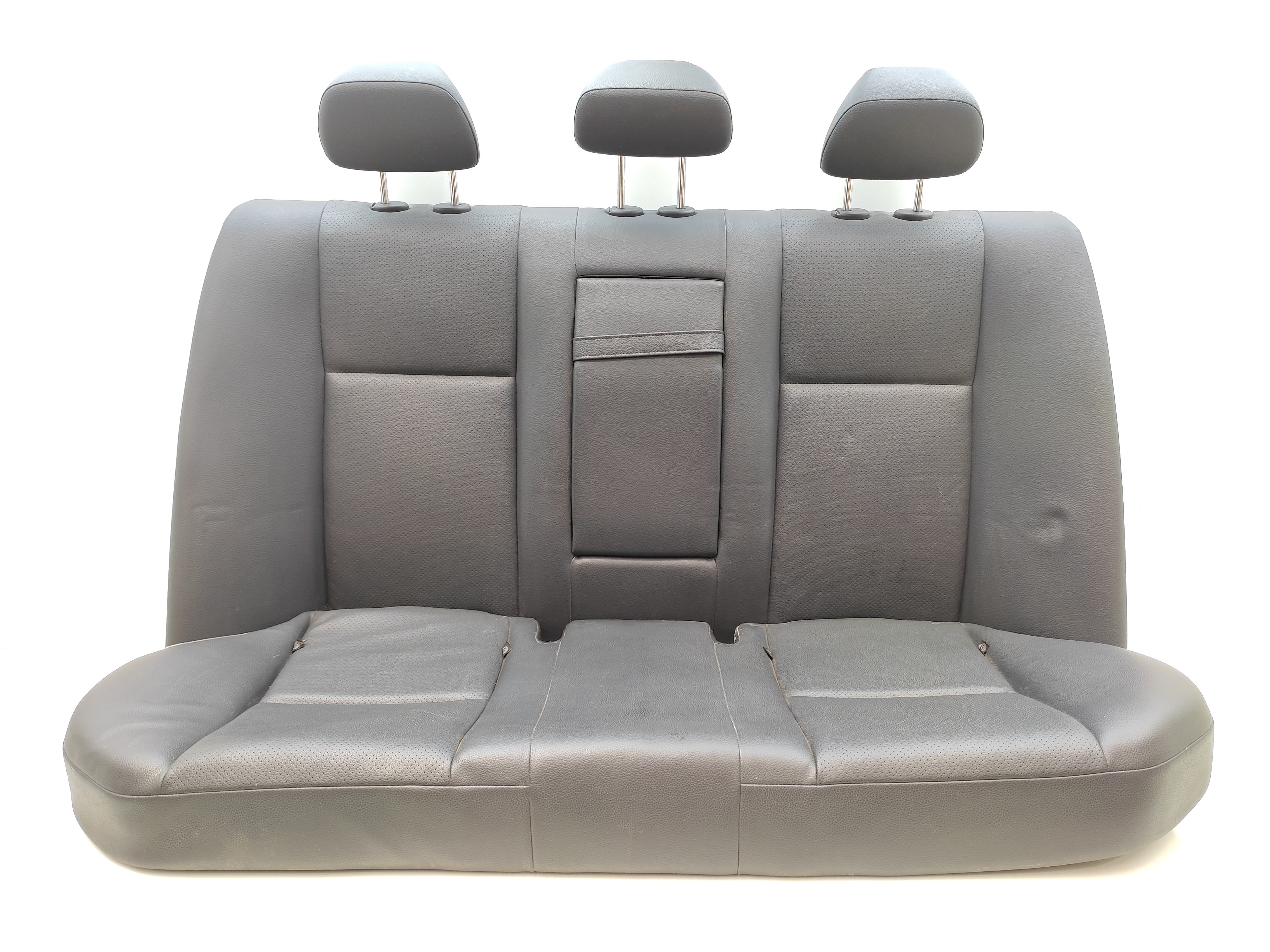 Banco Traseiro Em Couro Mercedes C180 2010 Original  Preto 1