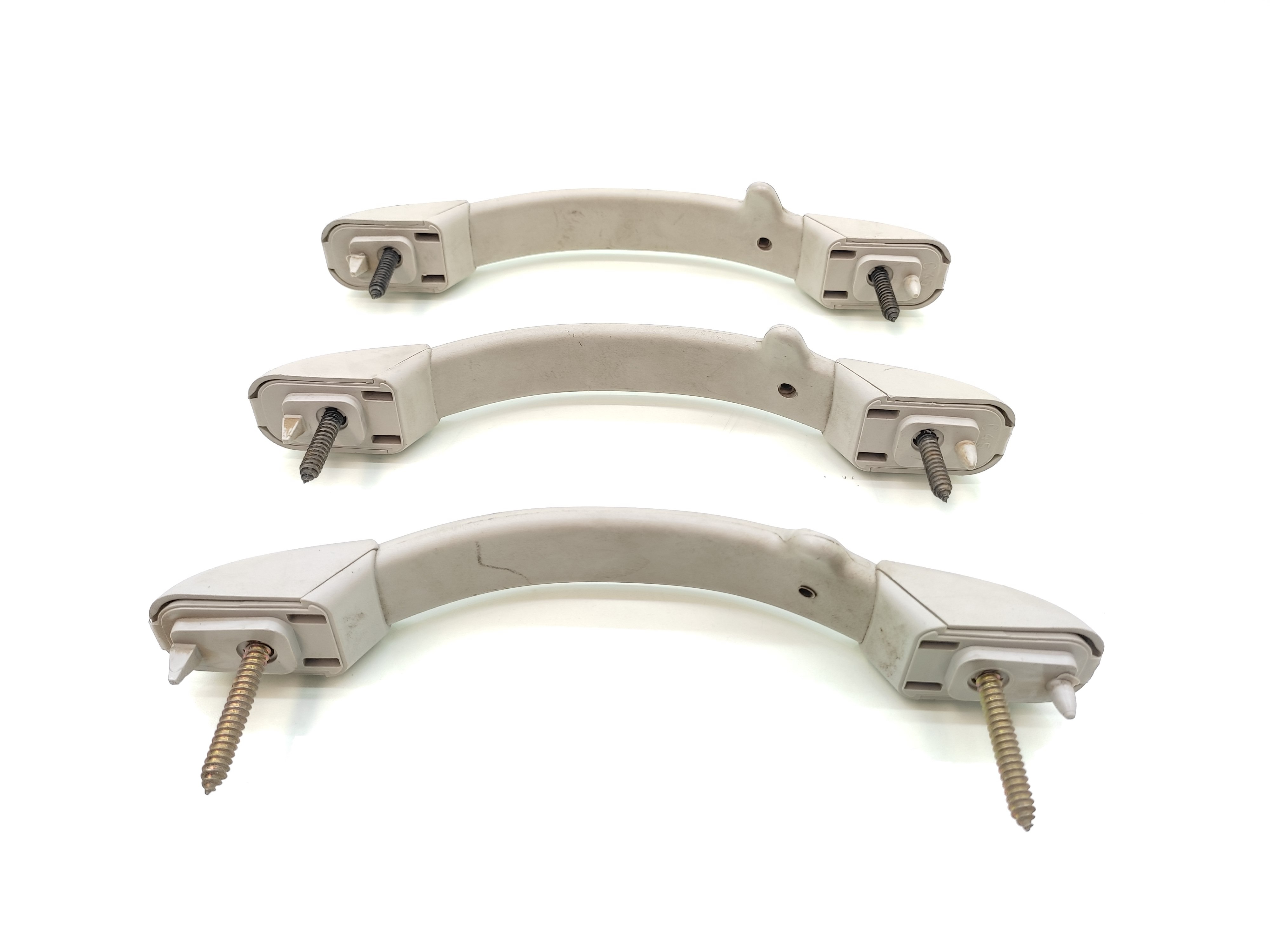 Kit Alça Pqp Segura A Mão Teto Peugeot 206 2008 2009 Bege 2