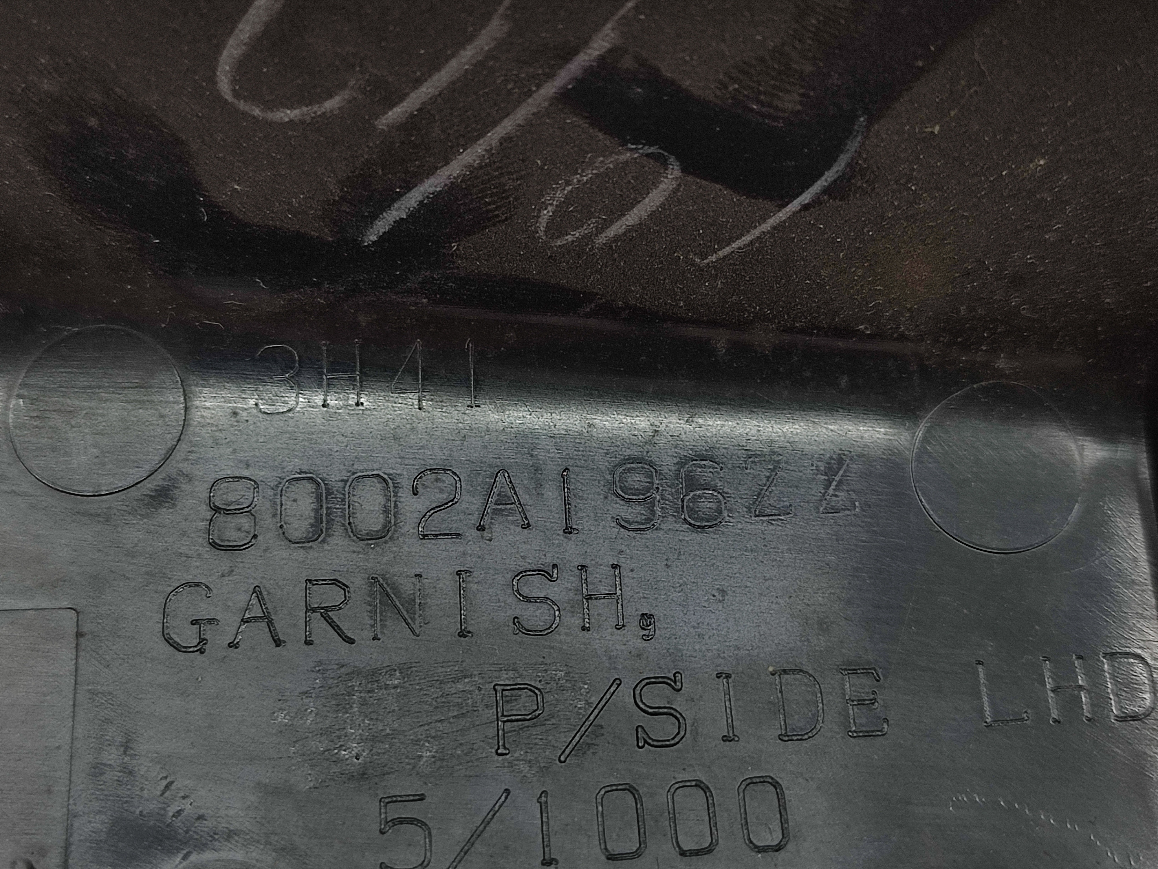 Friso Moldura Capa Painel Mitsubishi Lancer 2014 Preto 3