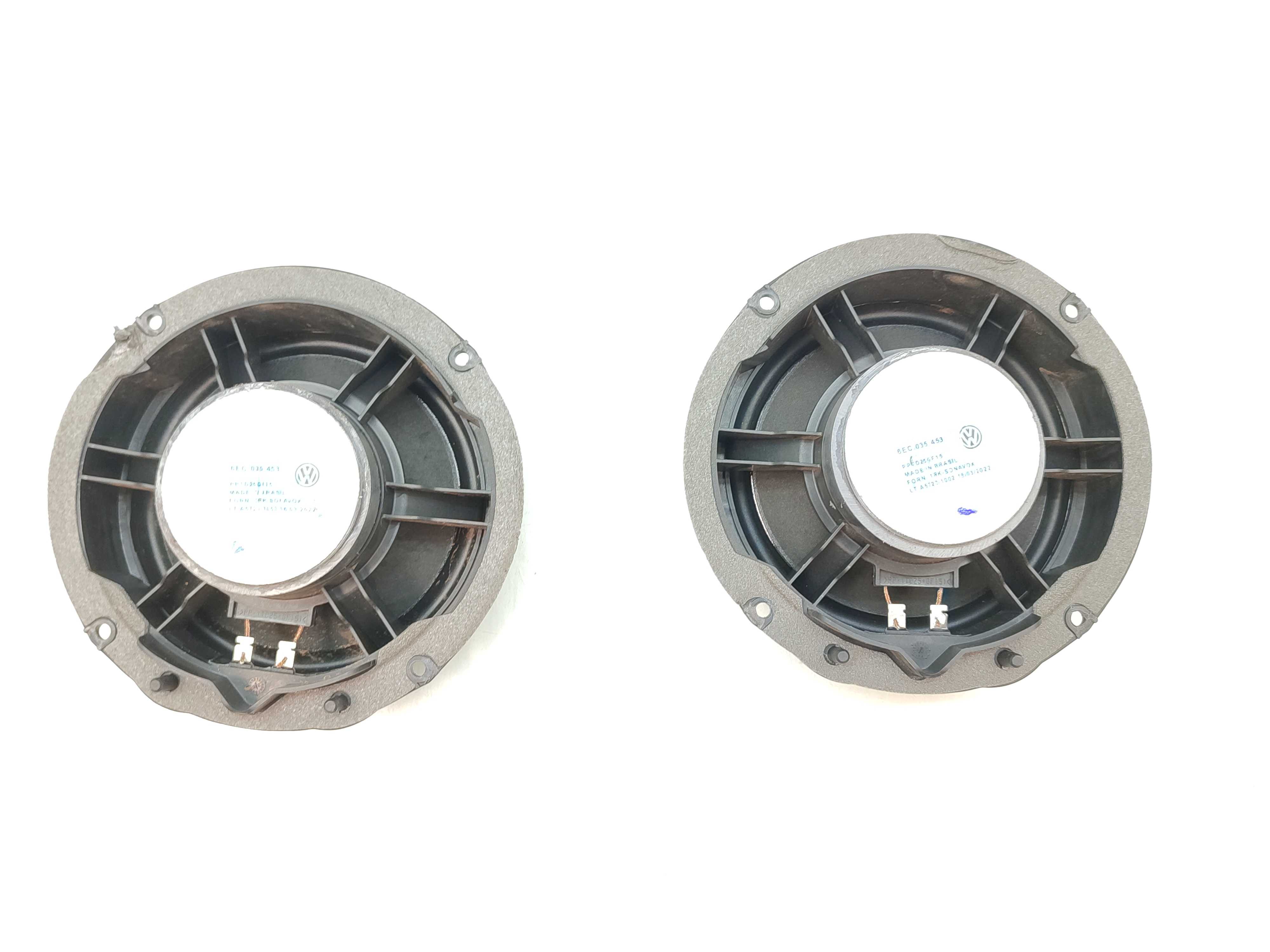 Par Auto Falante Porta Dianteira Vw Tcross 6ec035453 Preto 2